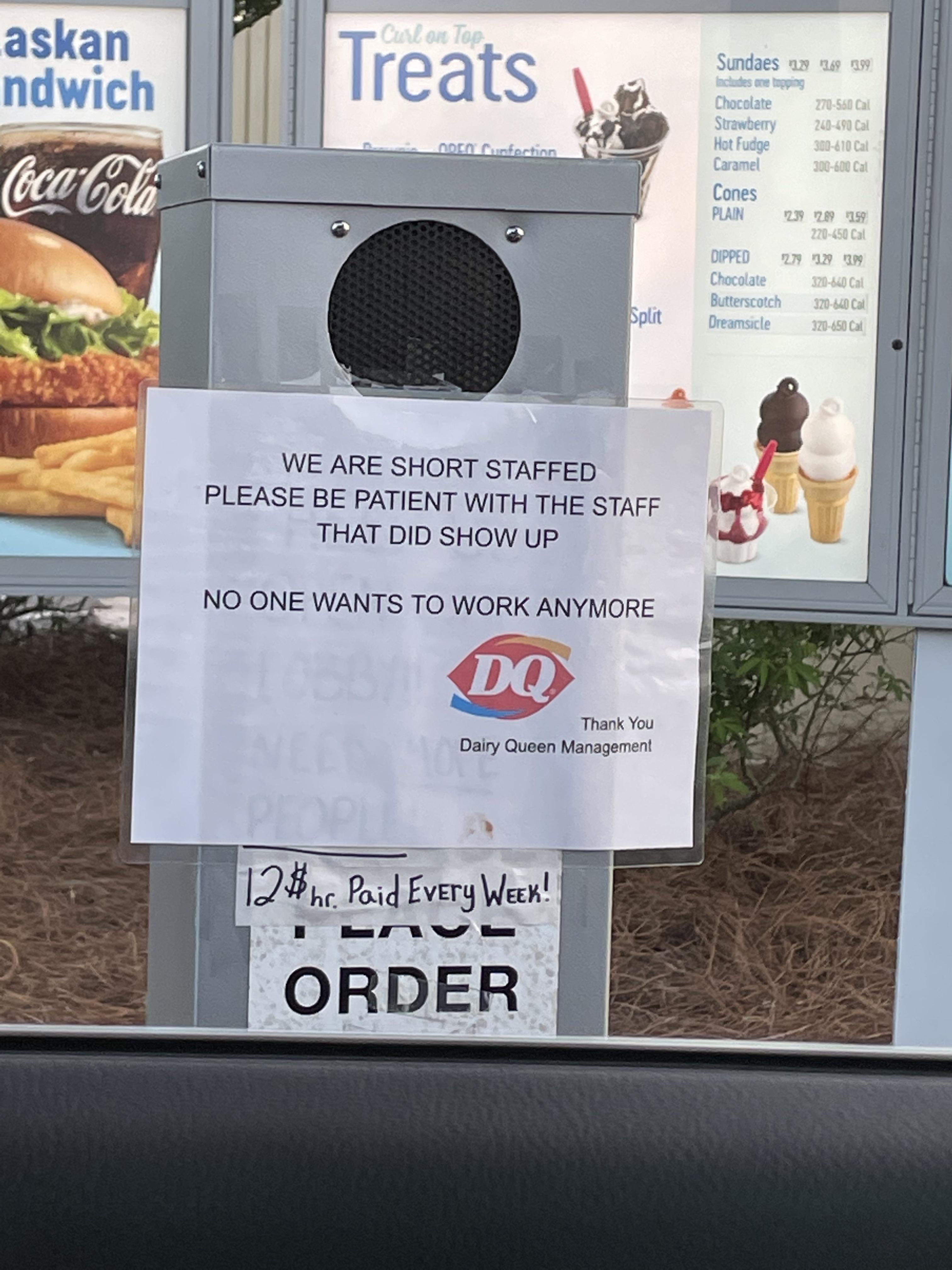 No One Wants to Work at DQ r/FastFoodHorrorStories