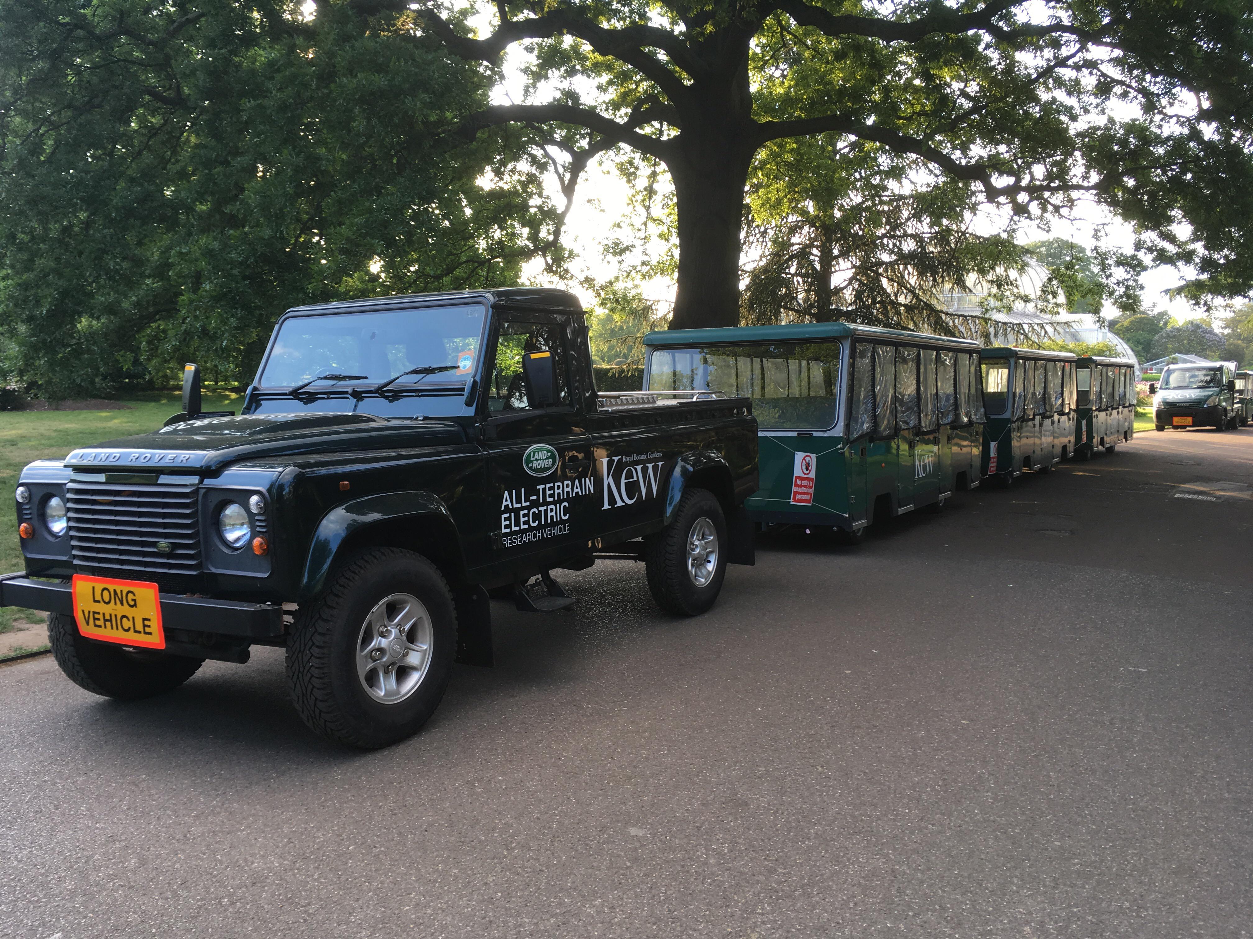 The tour car in Kew Gardens r/LandRover