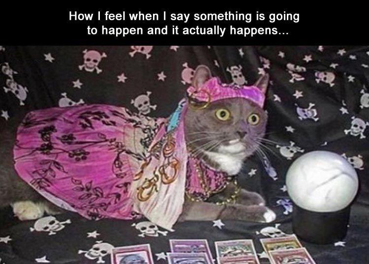Psychic meme of the day 👻 Psychic