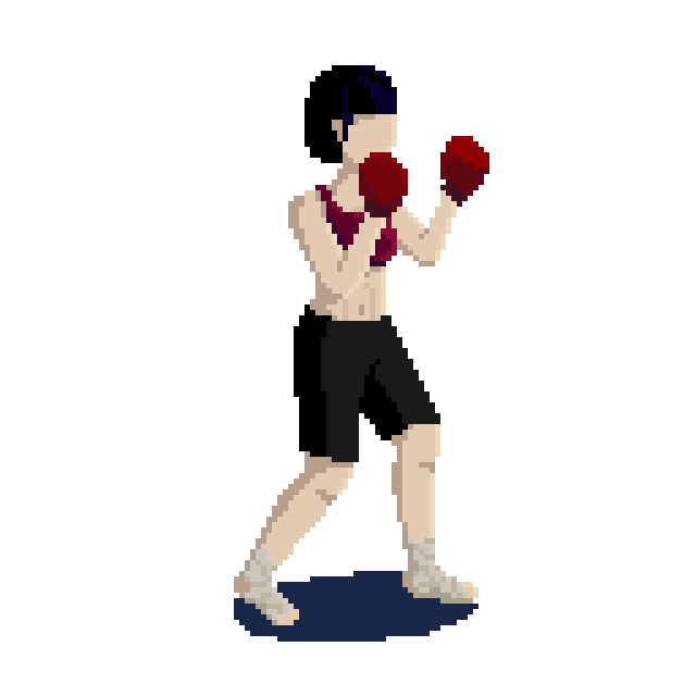 Night boxing. I'm still quite new to pixel art, any advice is r/PixelArt