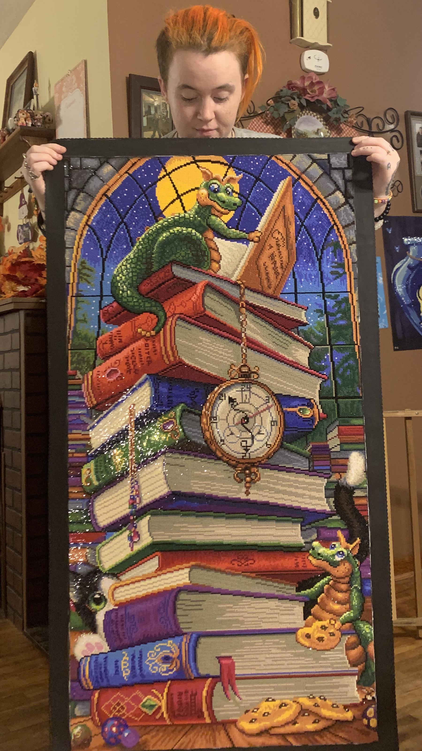Fin in 90 1/2 hours! So Many Books, So Little Time from DAC r/diamondpainting