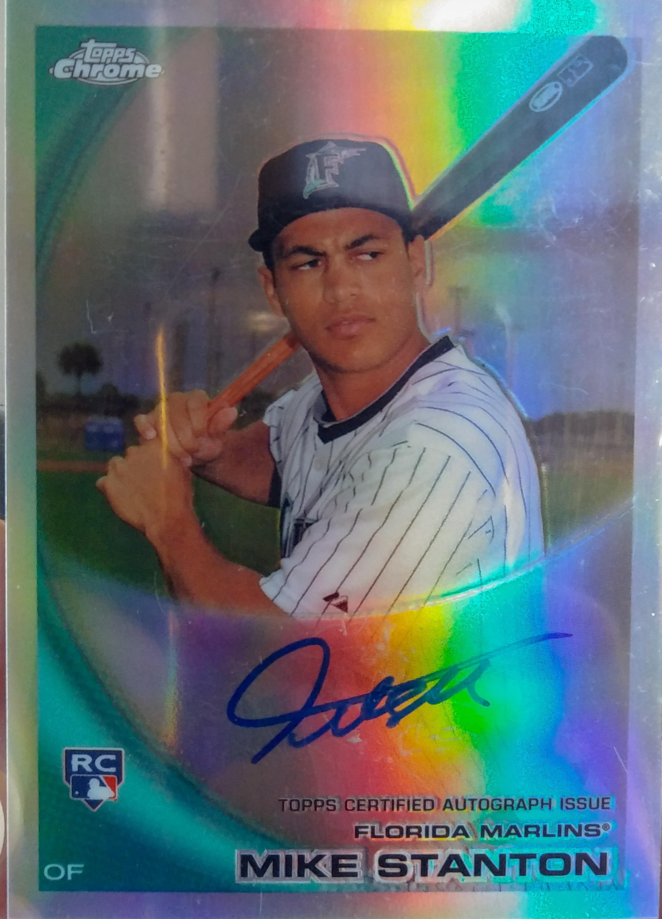 Mike Stanton Auto. r/baseballcards