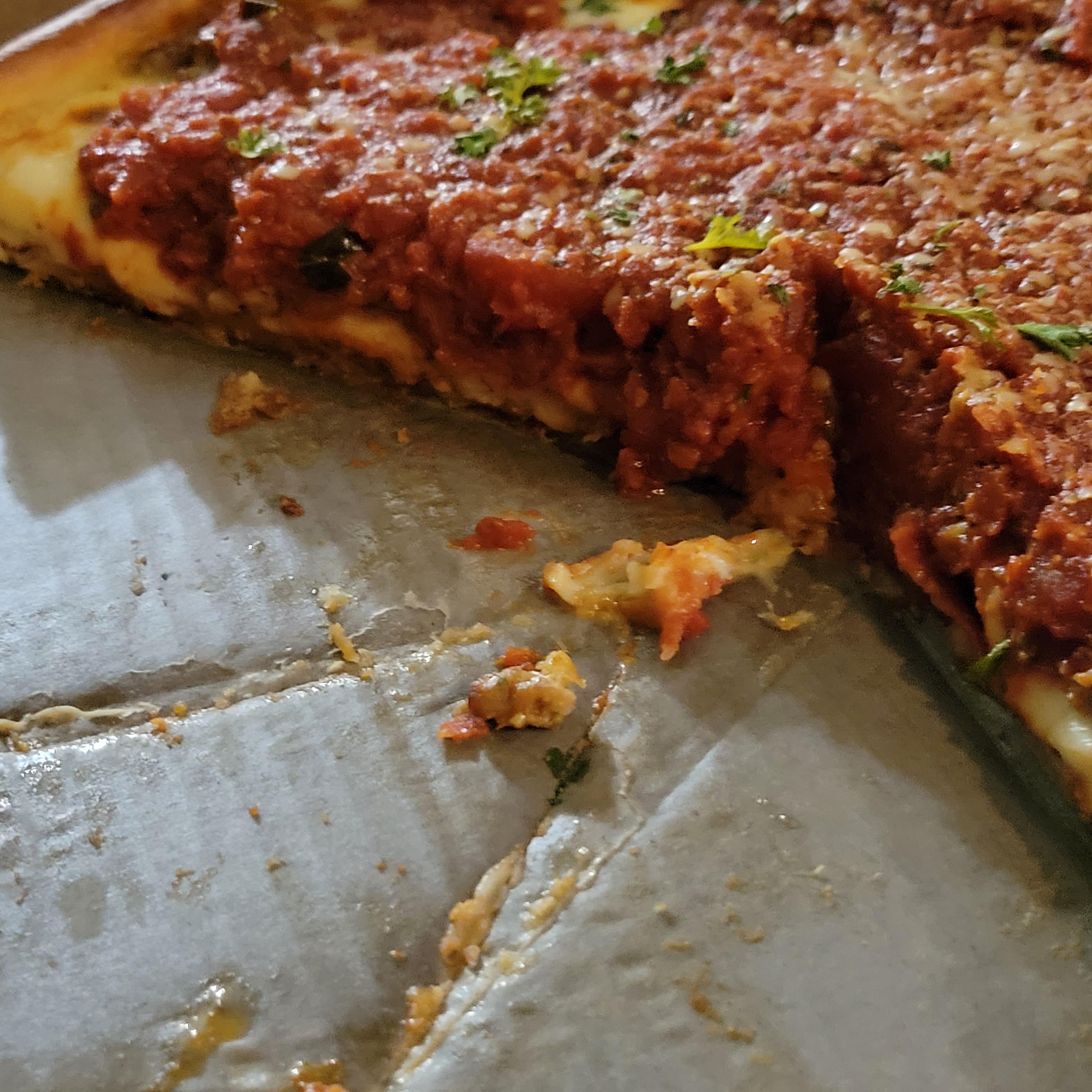 Jake & Elwoods Pizza. Chicago deep dish in Louisville. r/FoodPorn