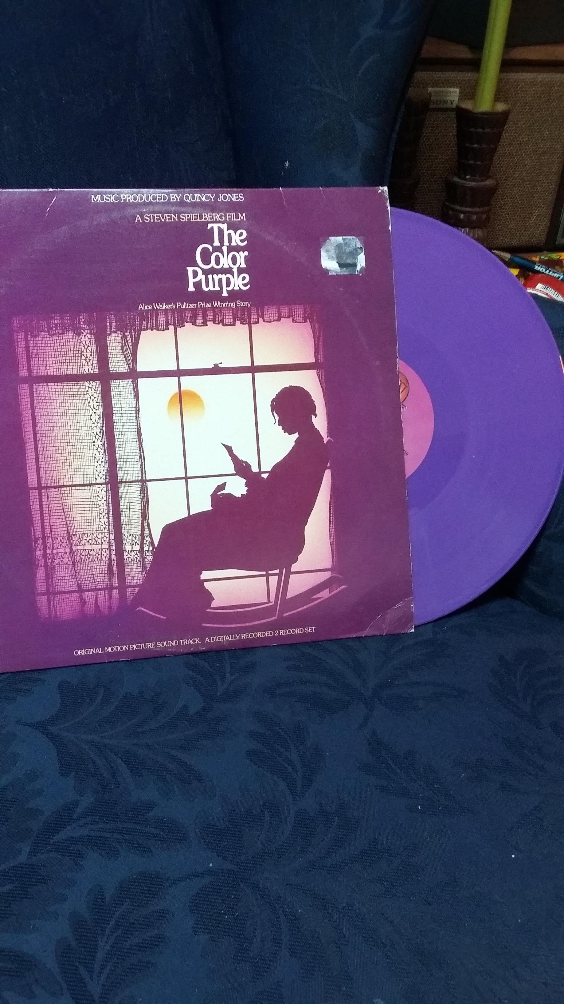 My The color purple sound track vinyl LP is purple! 0ne dollar at