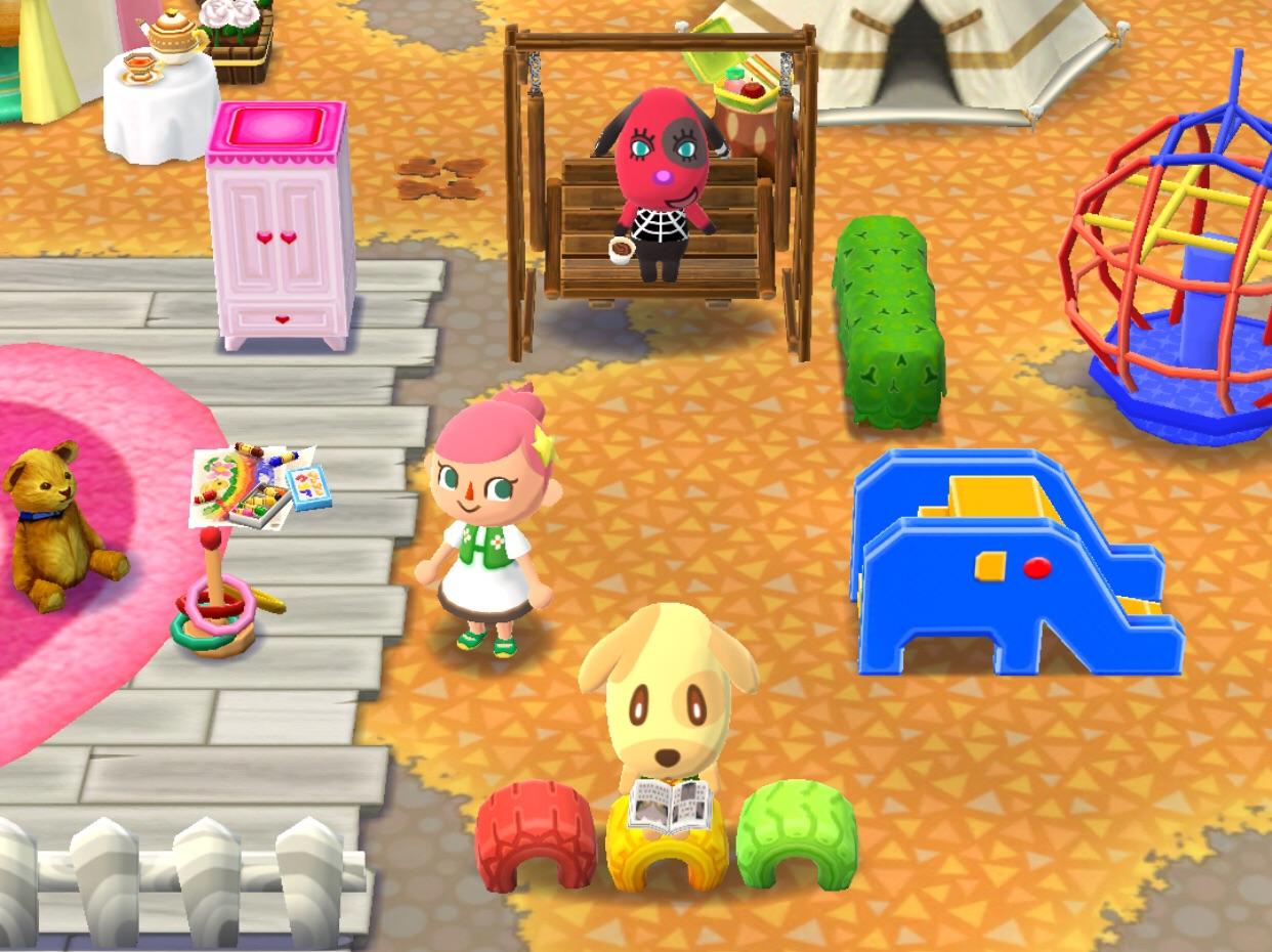 Made my campsite in AC Pocket Camp little! 🍼🐻 r/cgl