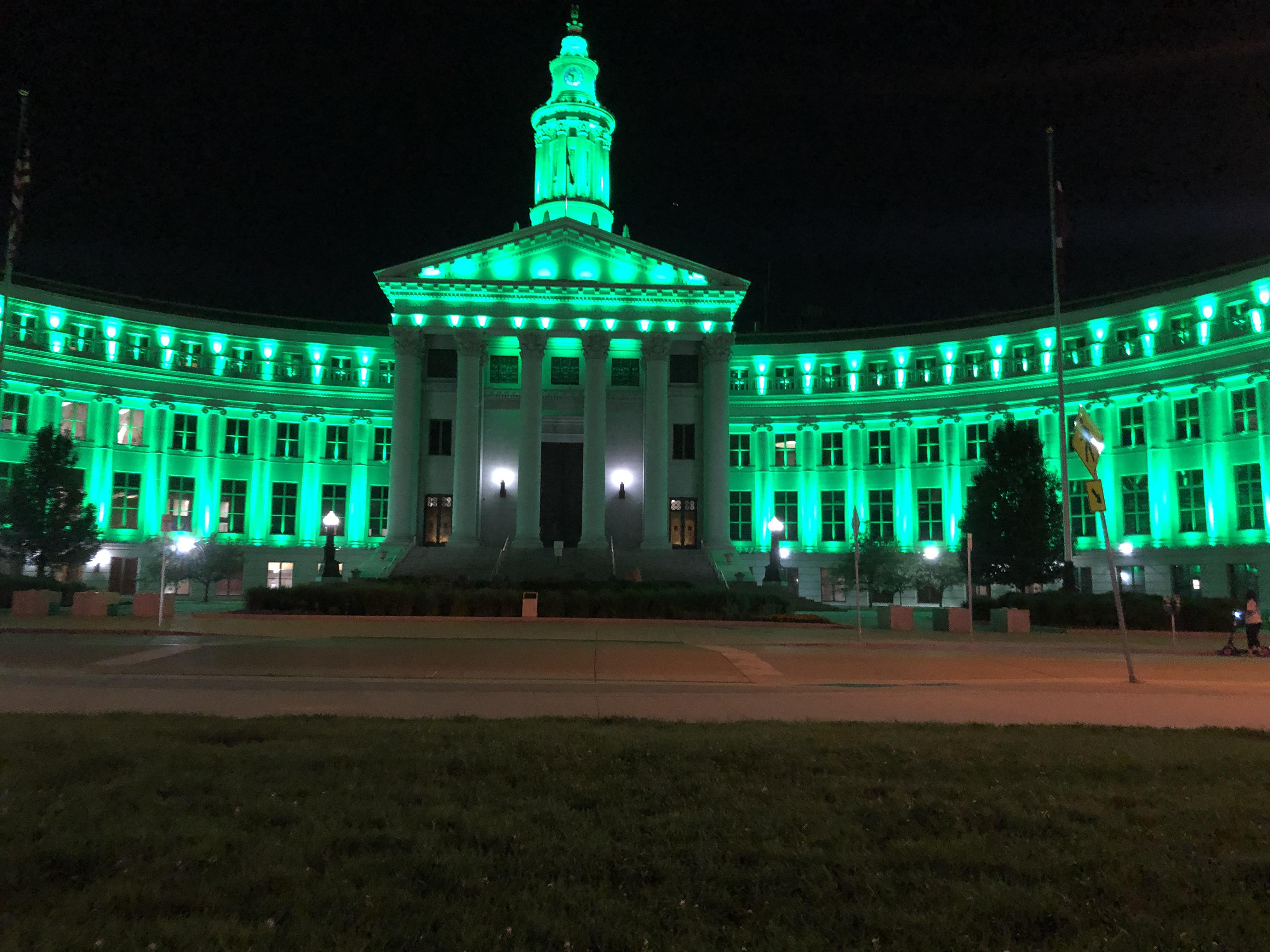 City Hall is Emerald City!! r/Denver