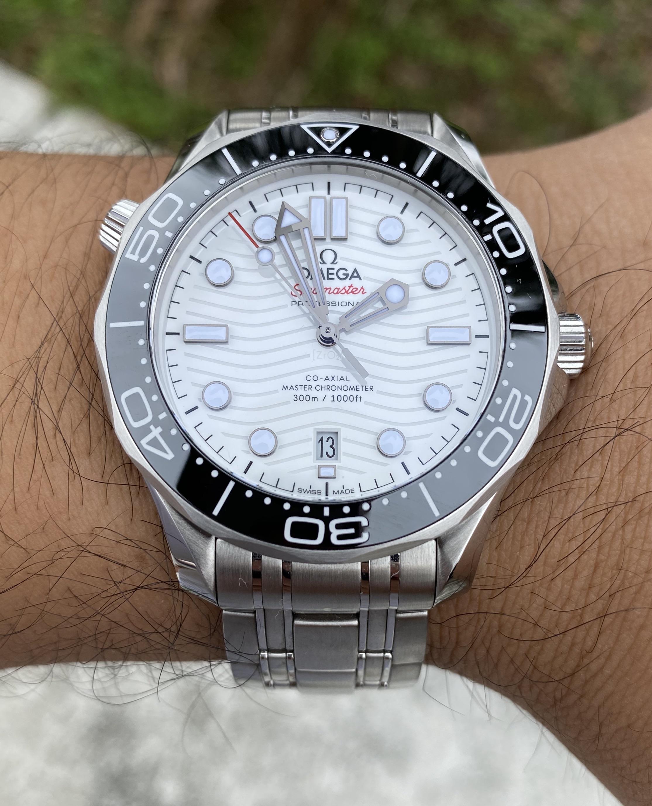 Sale > omega seamaster white > in stock