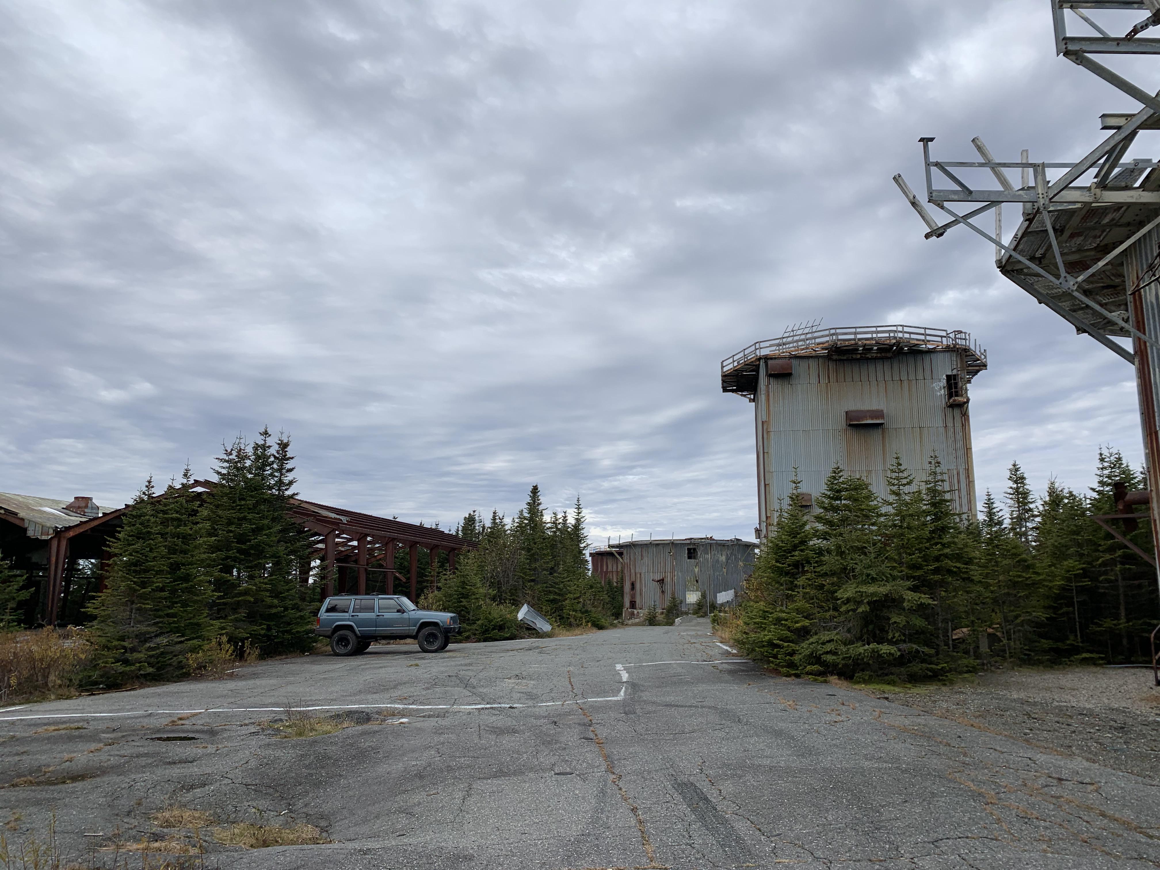 Here’s another pic from the radar base in East Haven, Vermont