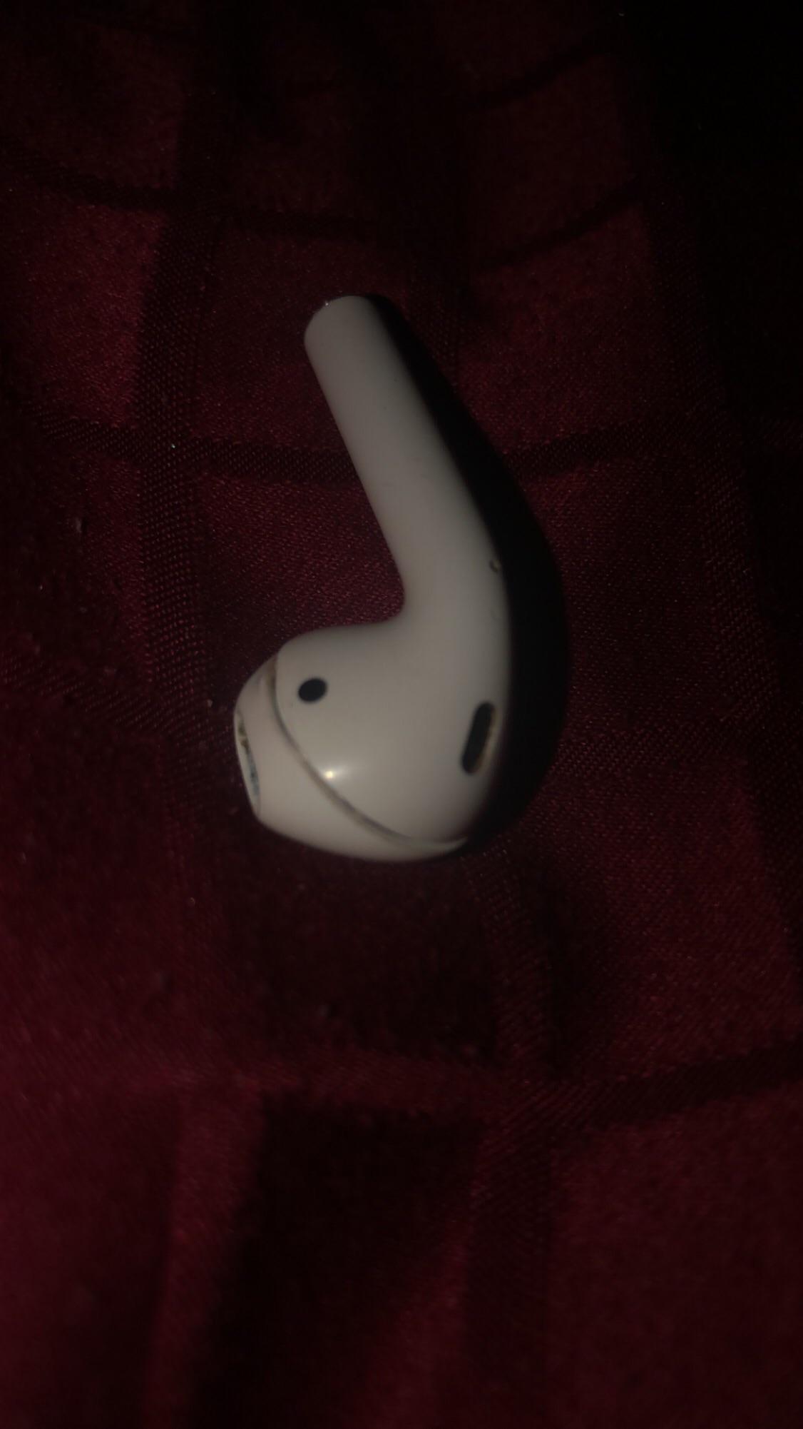 i dropped one of my airpods on the floor and it popped out. is there