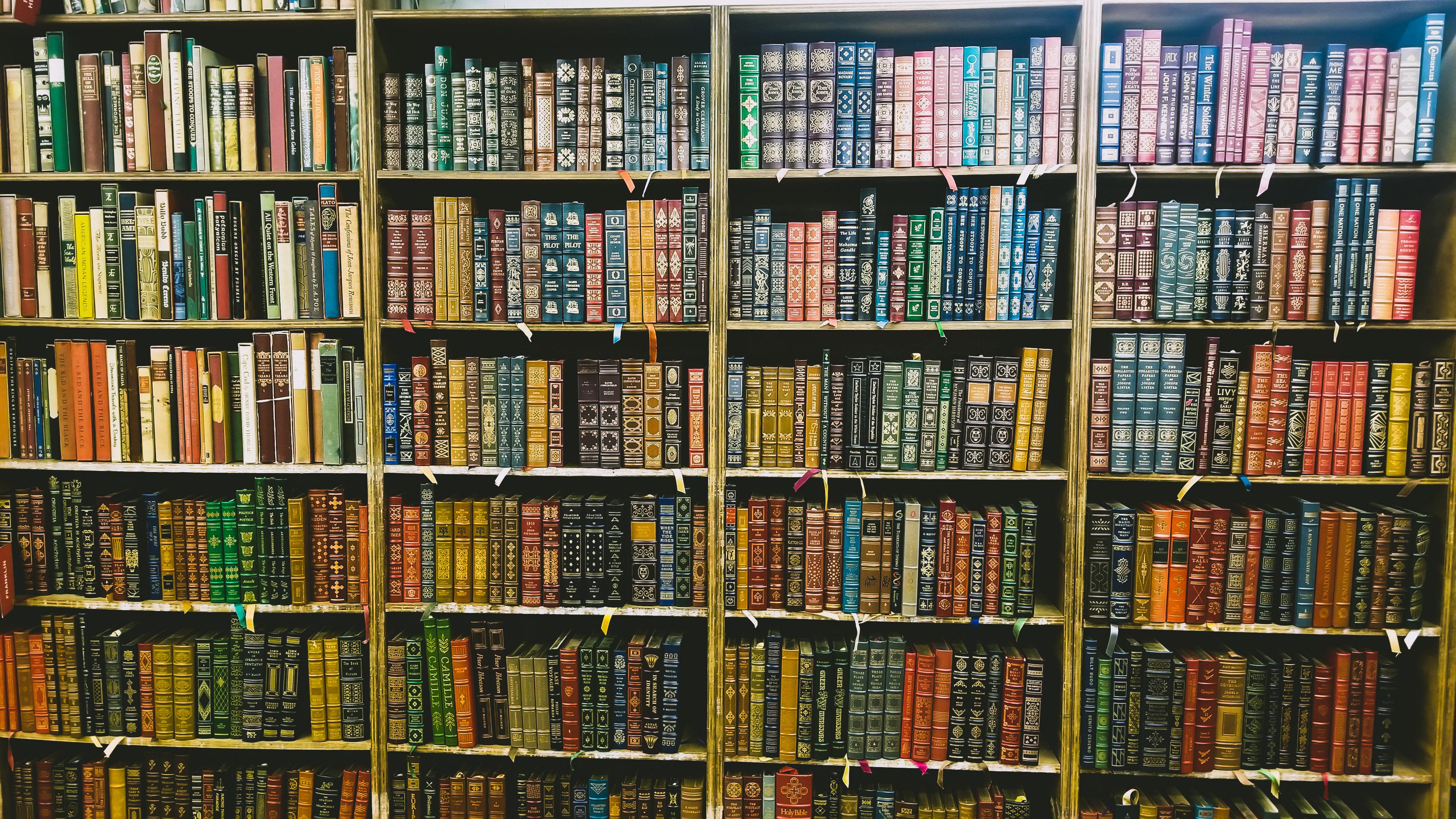 Desktop Wallpaper Bookshelf House Elements Design