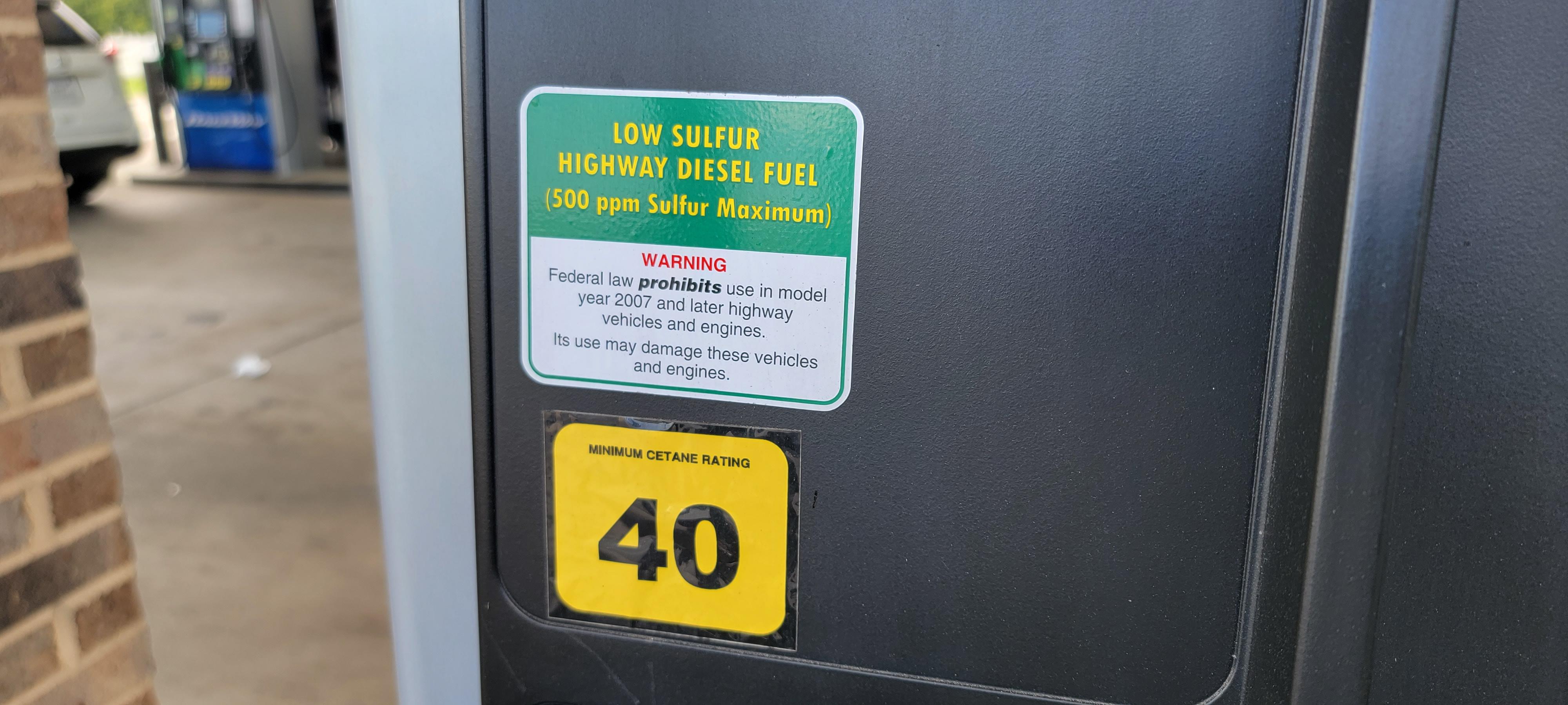 Low Sulfur Diesel? r/Diesel