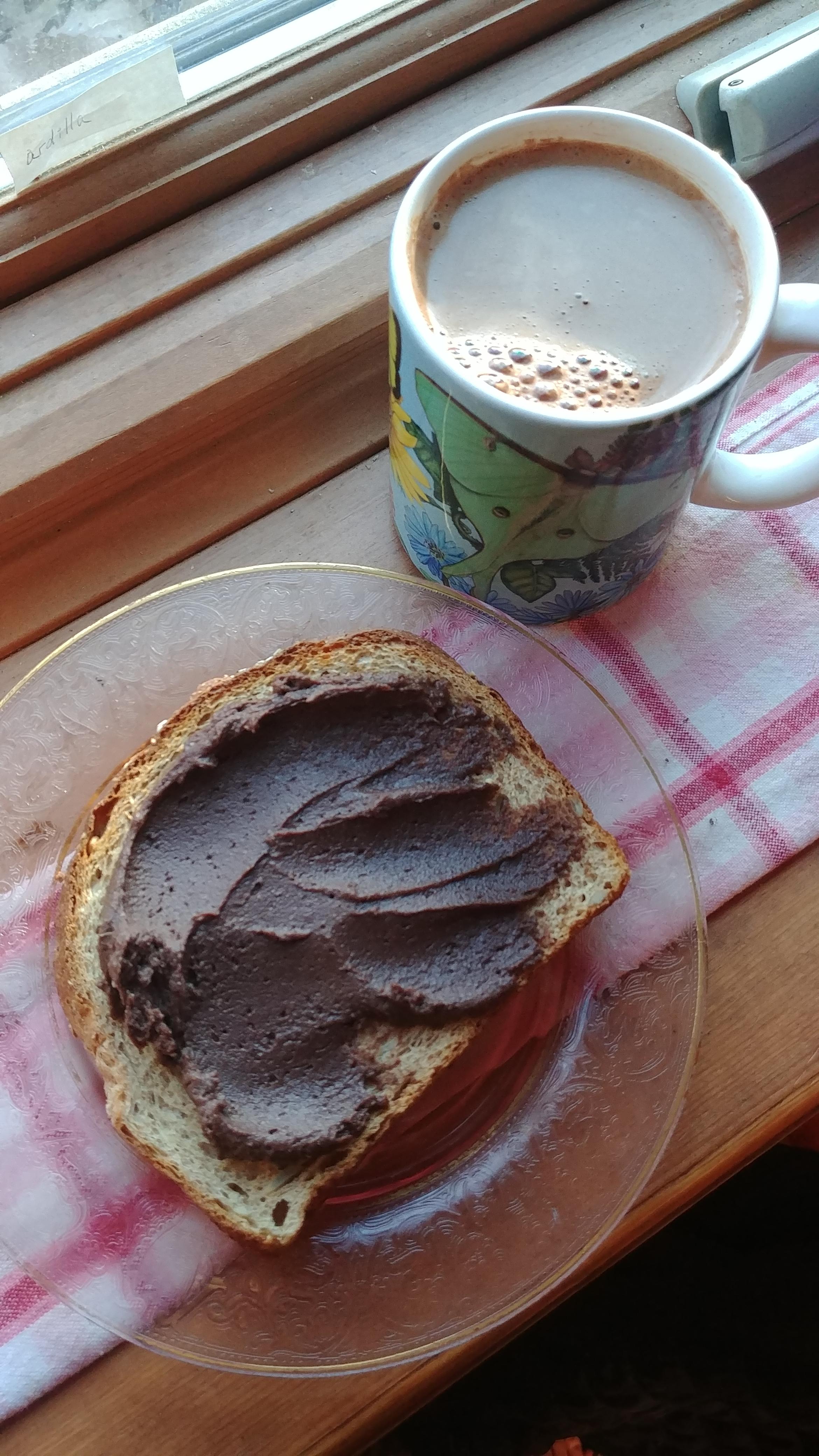 Chocolate for breakfast at 245 cal r/1200isplenty