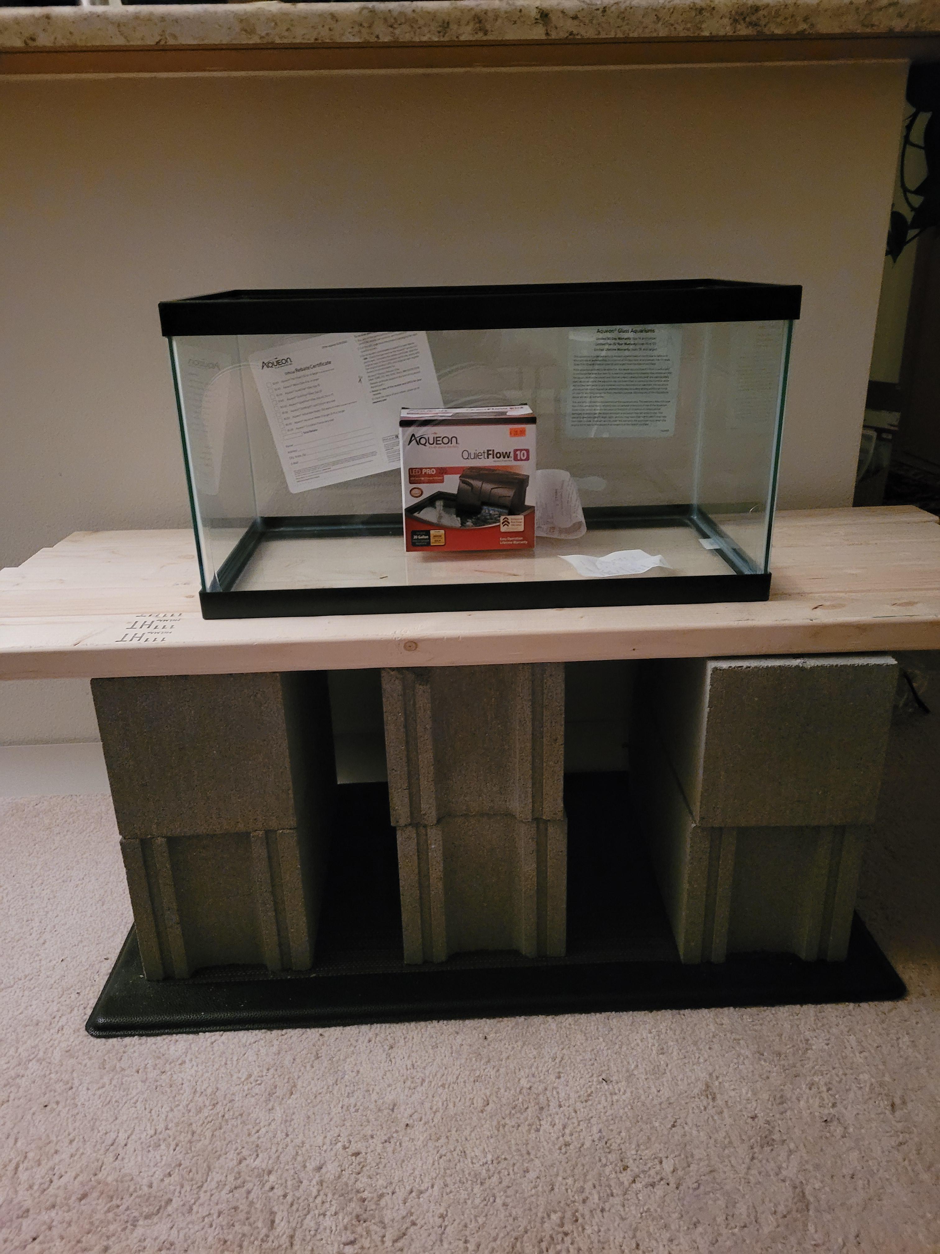 After a bunch of feedback and suggestions, I decided to buy cement