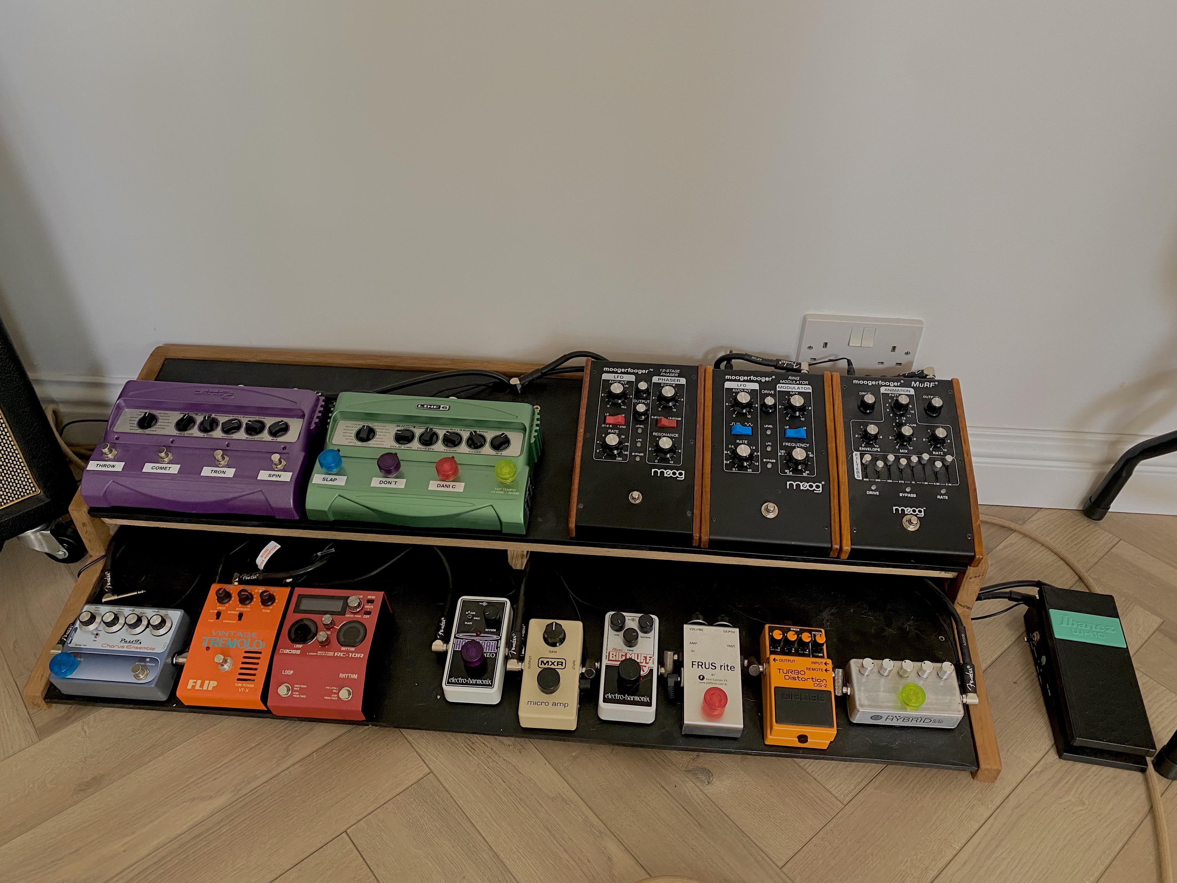 New pedalboard but I’m still busy building the old one John_Frusciante