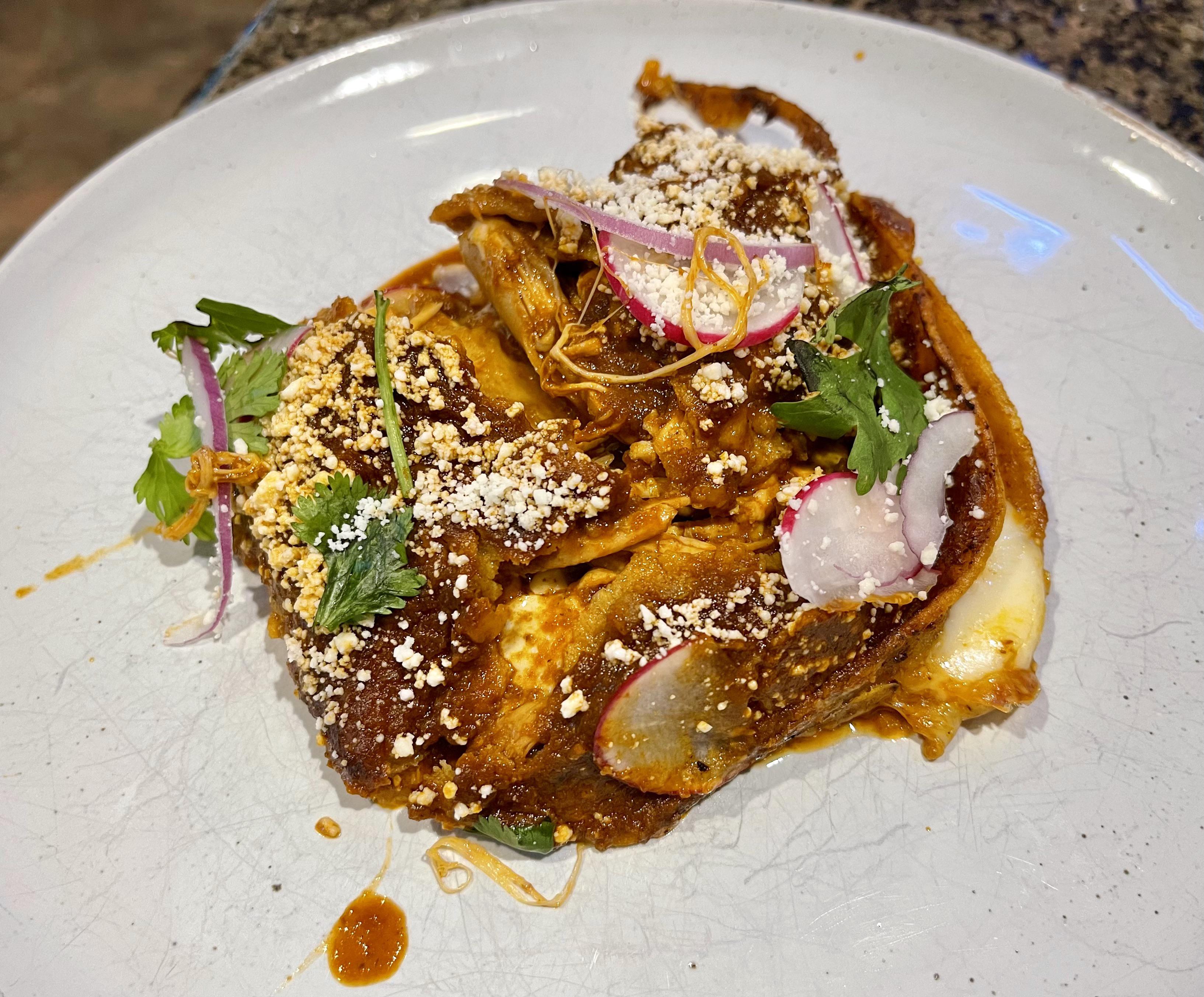 [Homemade] Chicken Tinga Enchiladas r/food