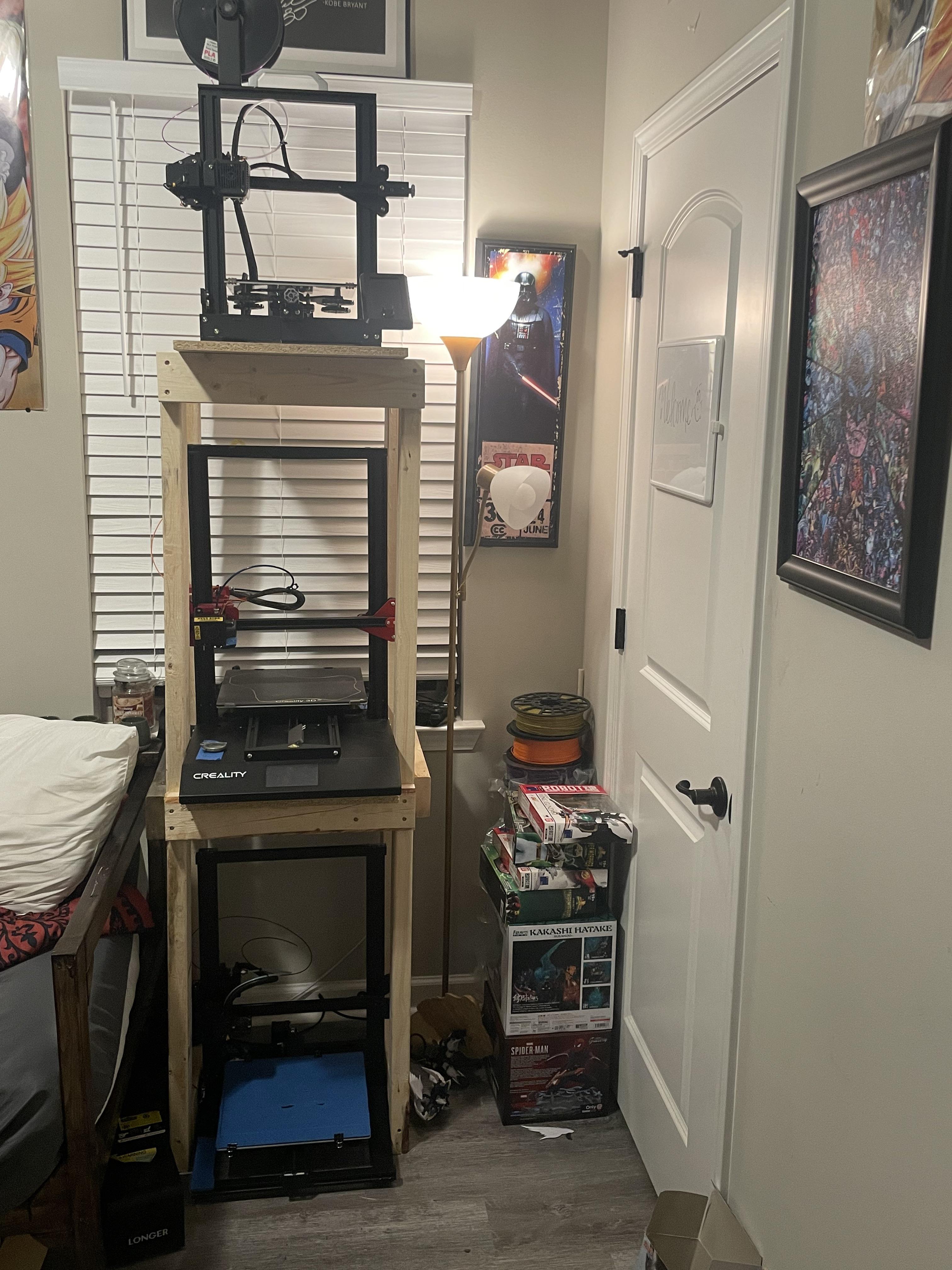 Broke down and built my own shelf.. having them vertical saves so much