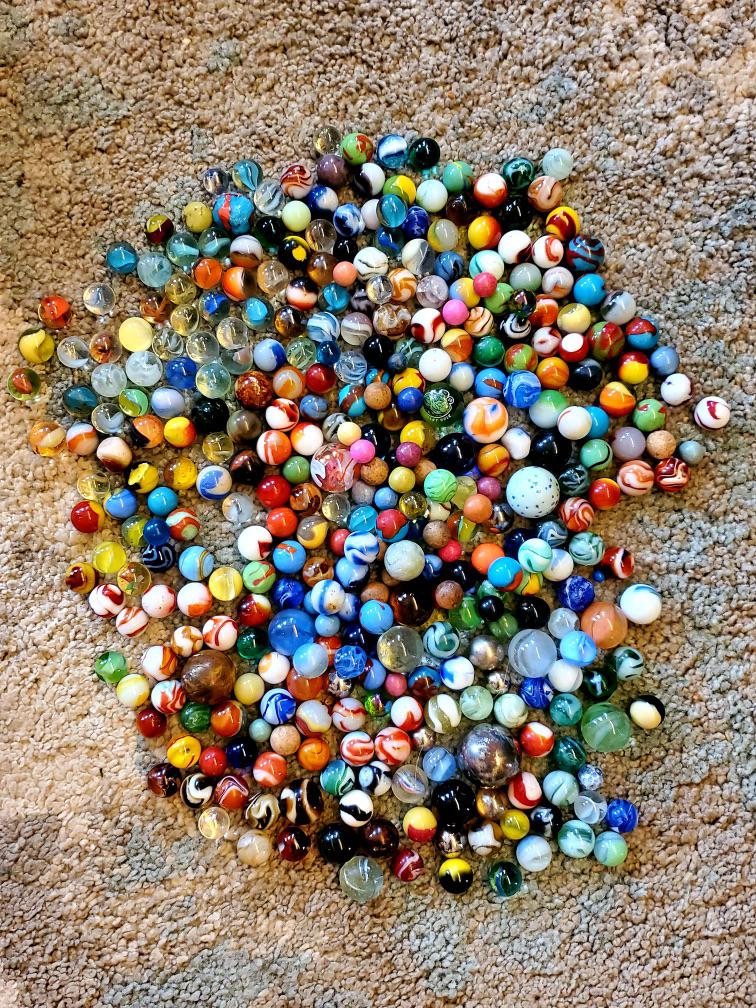 New to the sub & also new to collecting marbles. These were all found