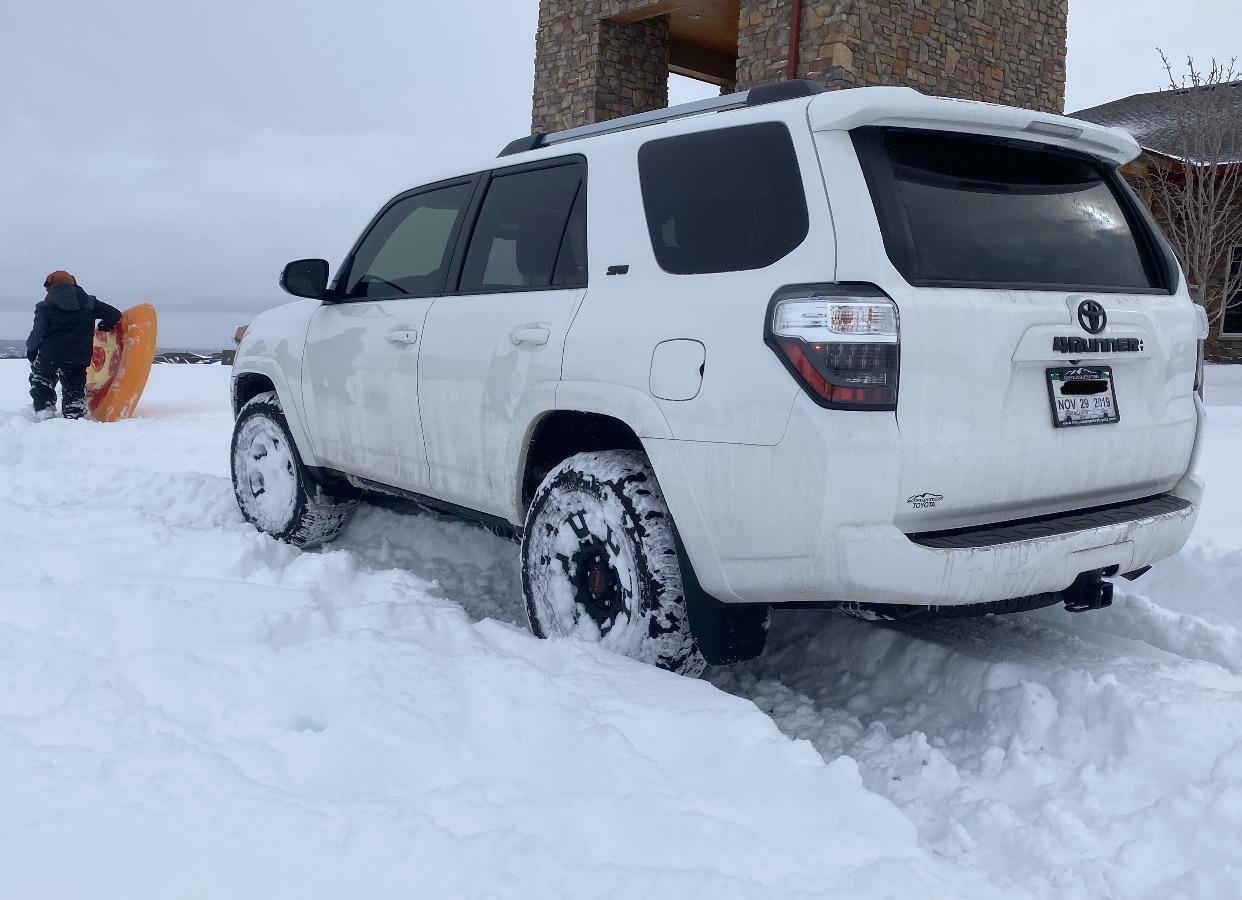 First real snow day in Colorado for our new 2020 4Runner. It’s a beast