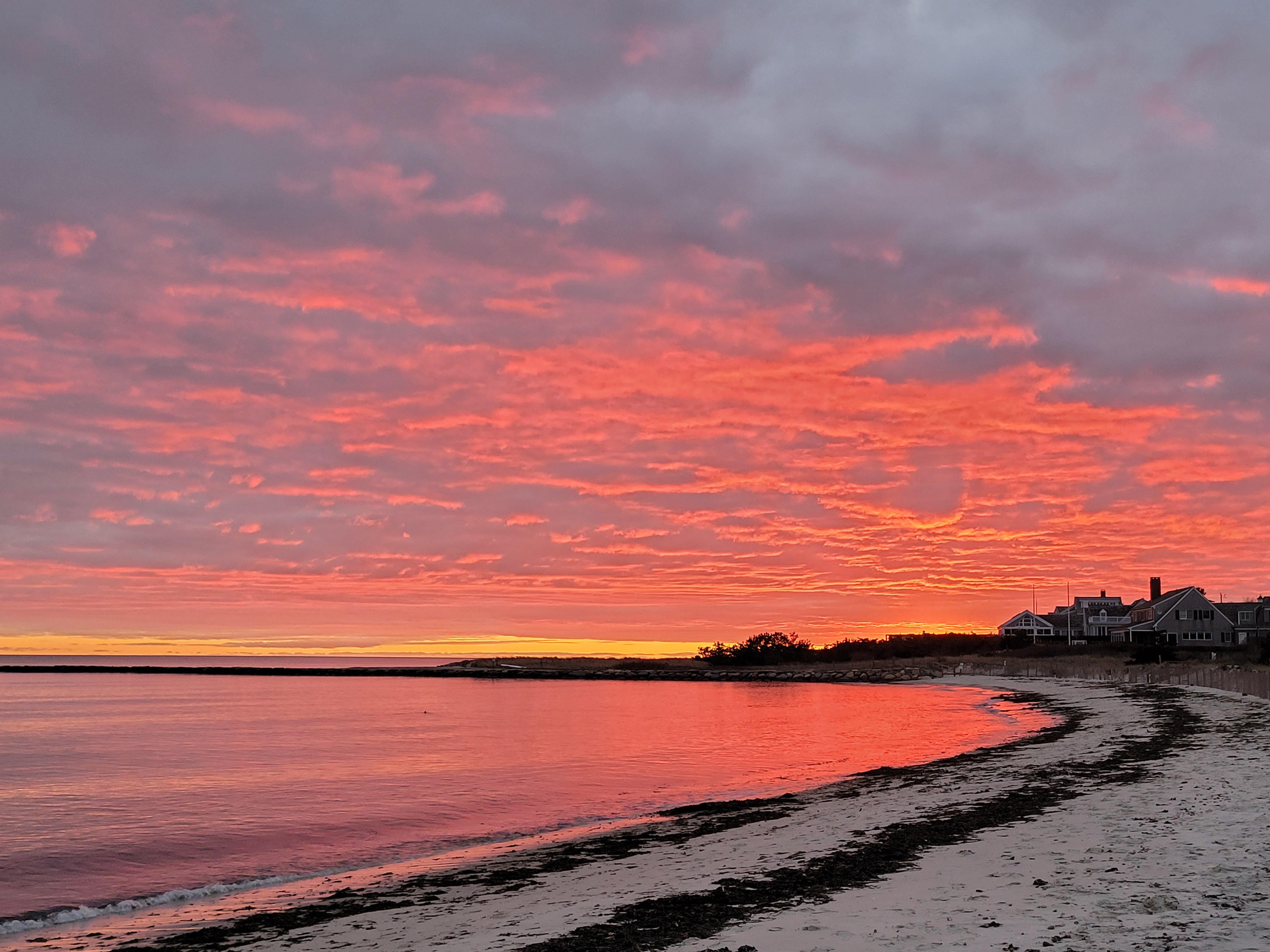 Cape Cod winter sunset r/pics