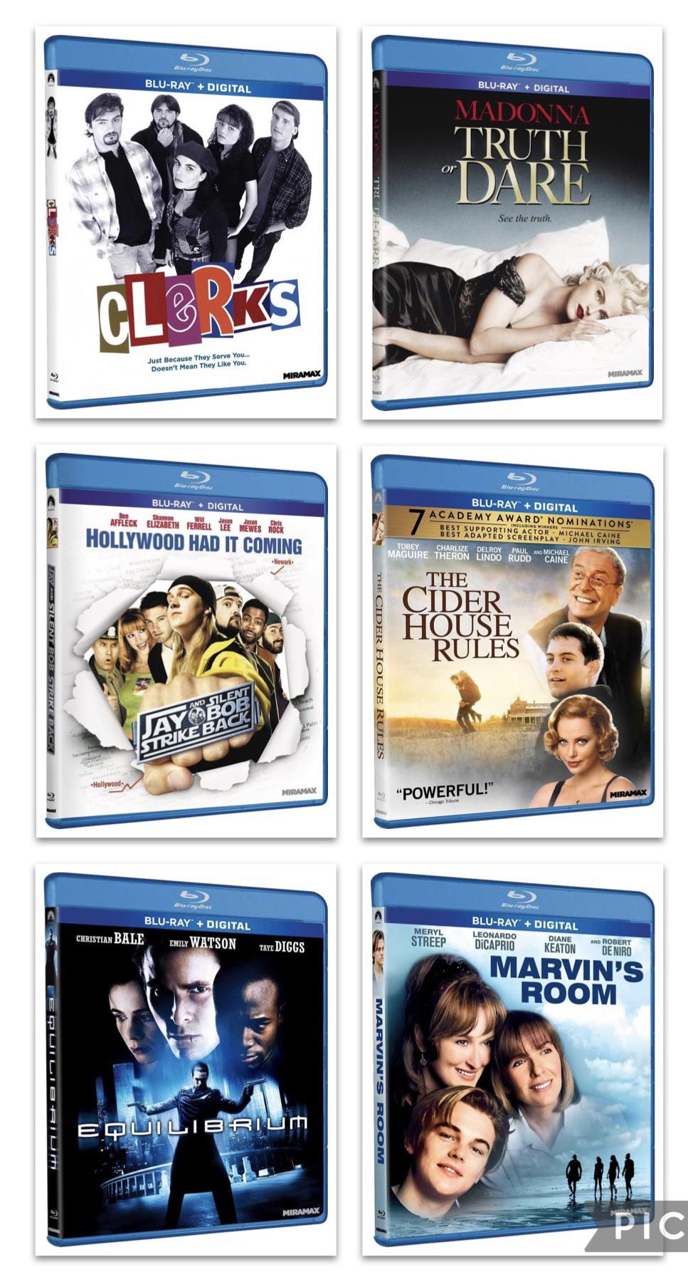 Miramax films is repressing their movies now at Paramount. The