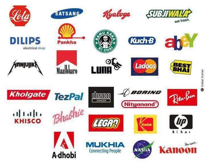 This is hilarious these international brands have started changing