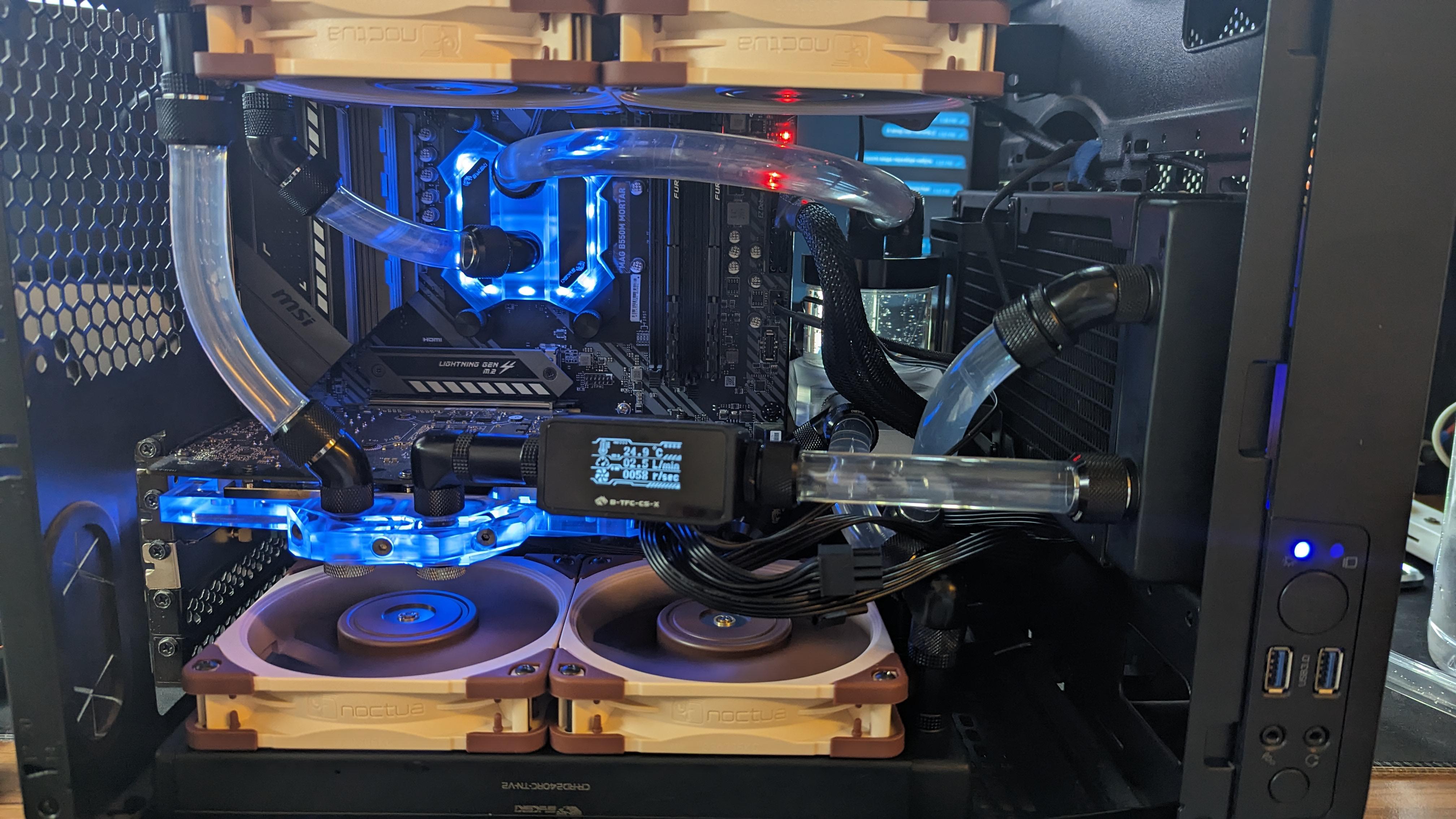 My suggestion, do not create your first loop in small case r/watercooling