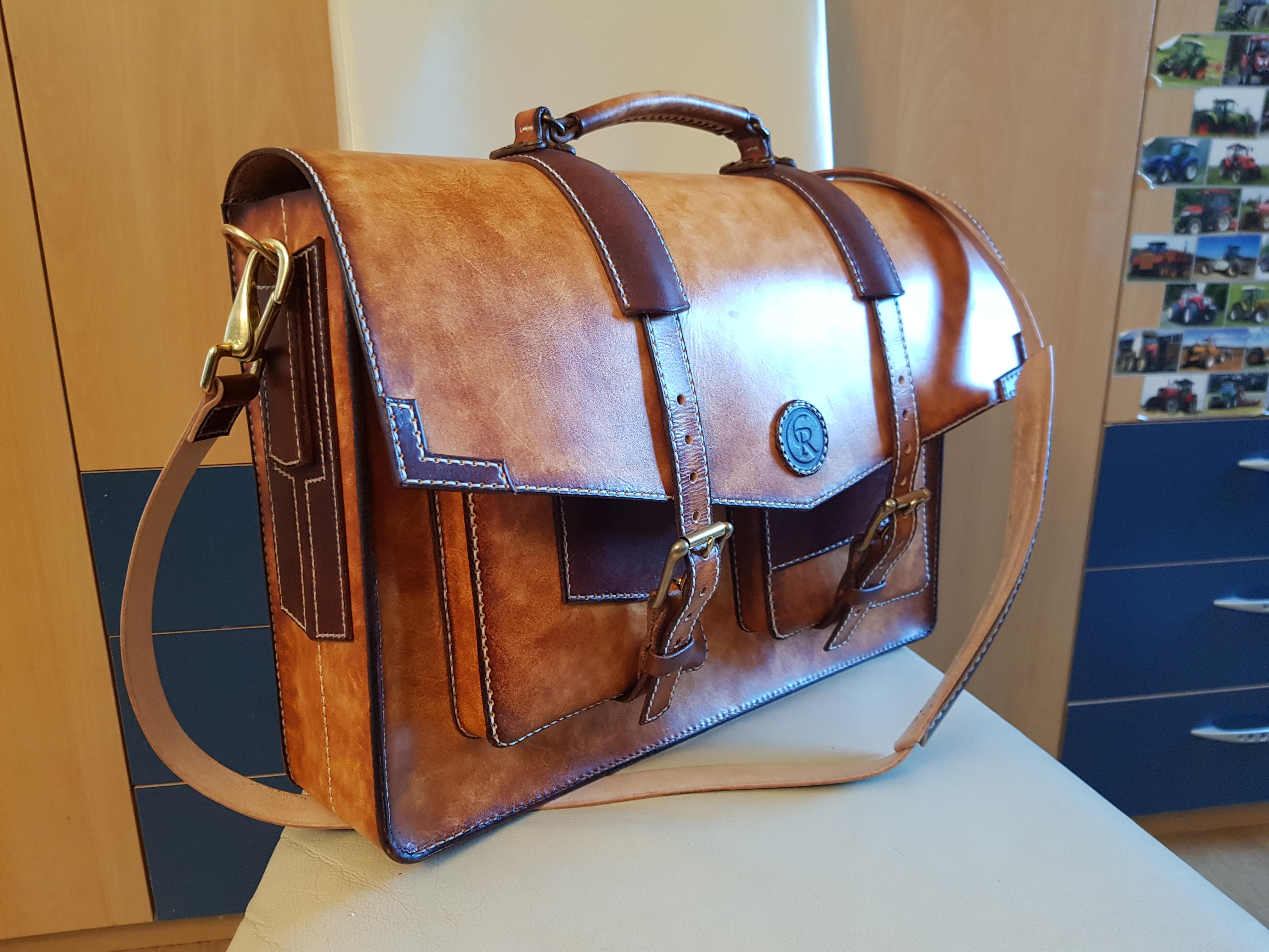 Just finished my first leather project, what do you think? r