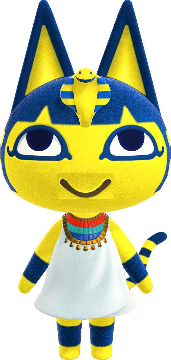 Feast your very eyes on this smiling ankha r/animalcrossingmeme