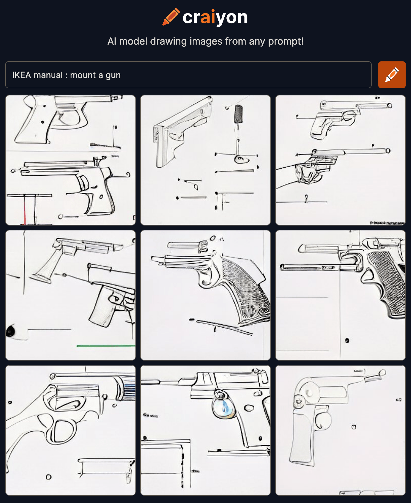 Ikea manual Build a gun r/weirddalle