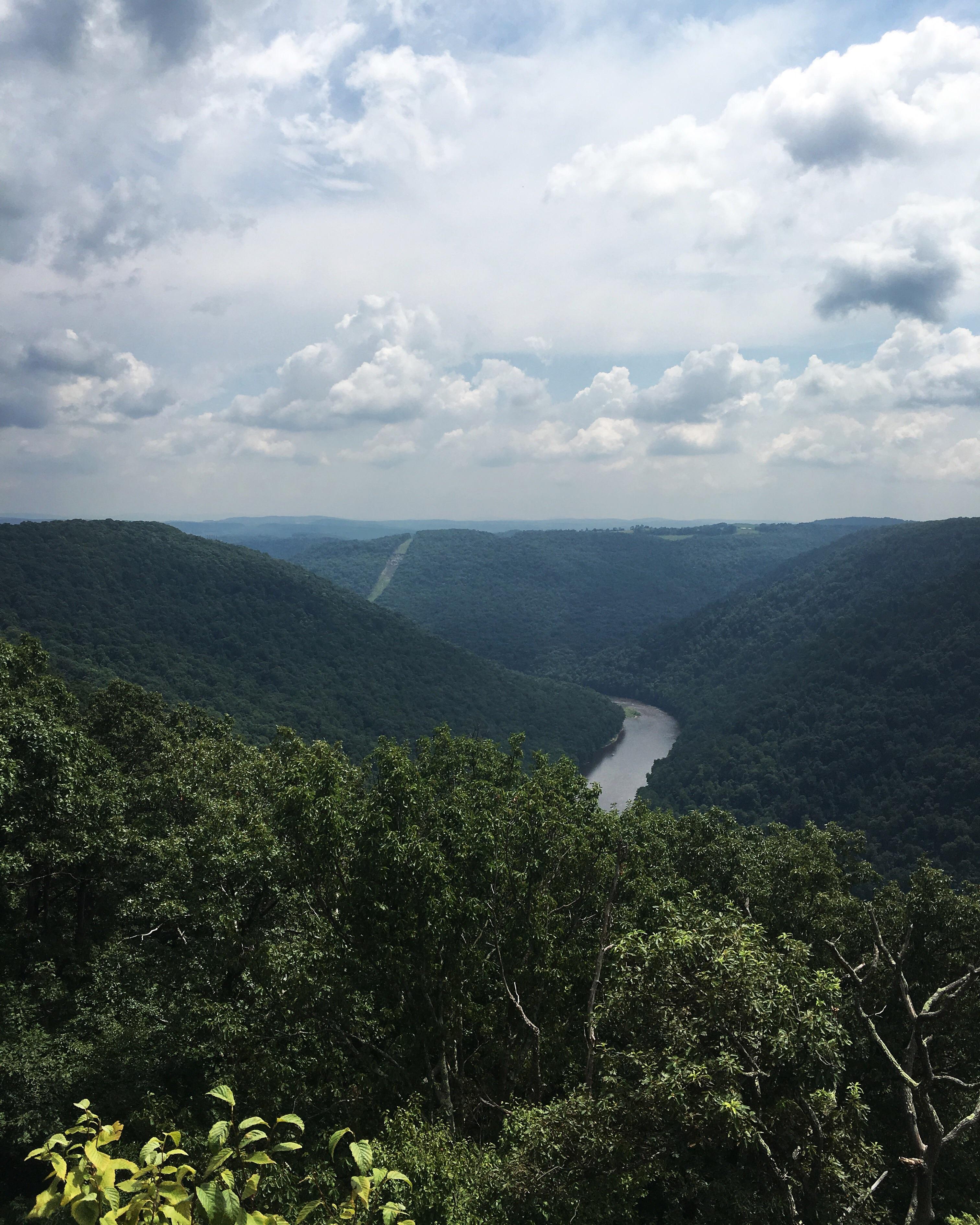 View from Coopers Rock near WV r/WestVirginia