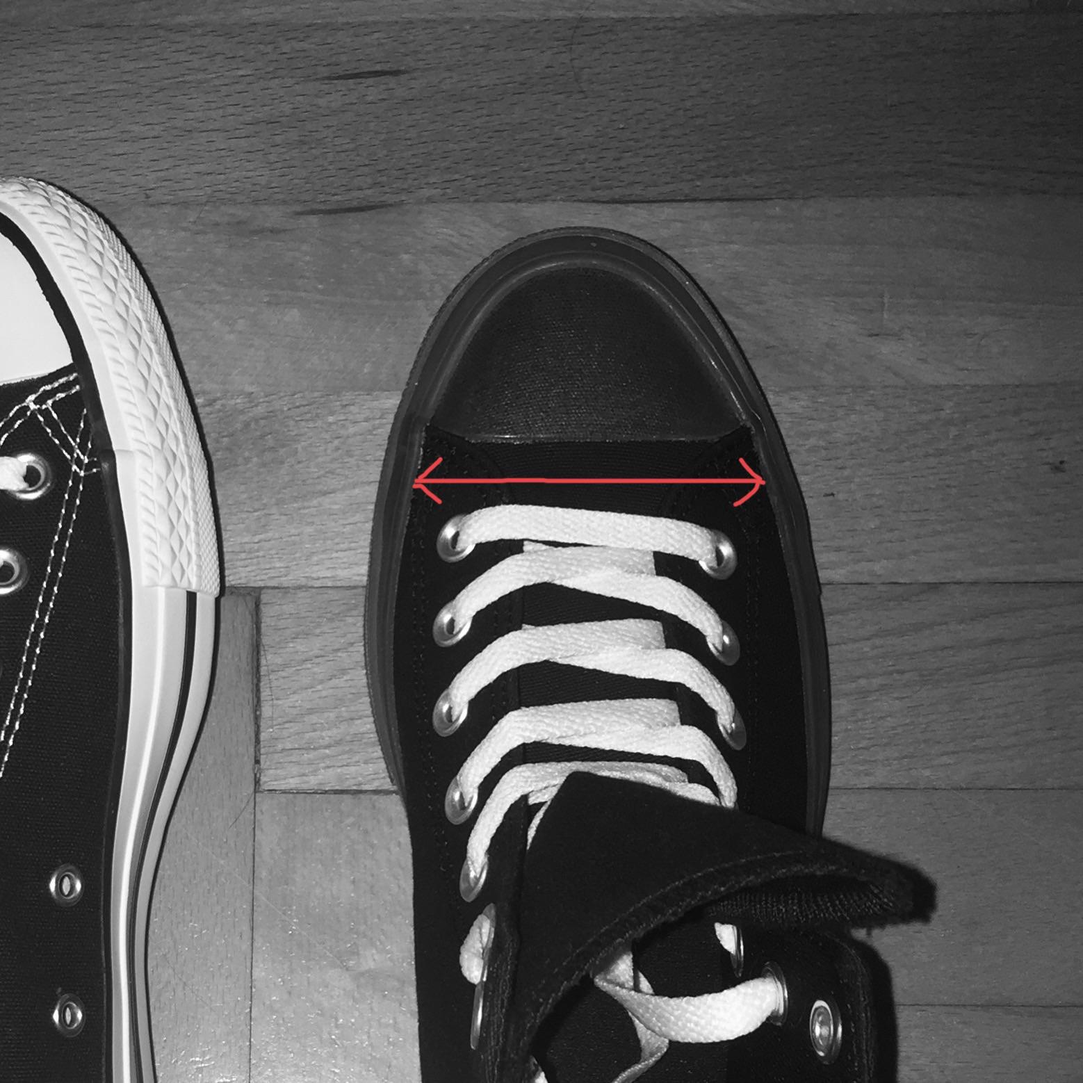 It's possible to break in Converse toe box zone to make it more comfy, wider and less tight? r
