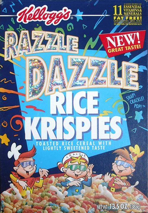 Razzle Dazzle Rice Krispies r/nostalgia