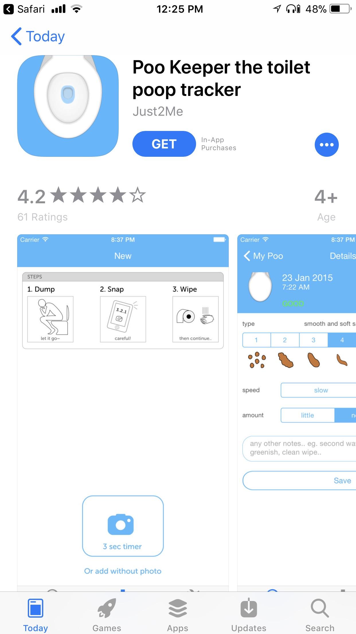 Poop tracking app. r/ofcoursethatsathing