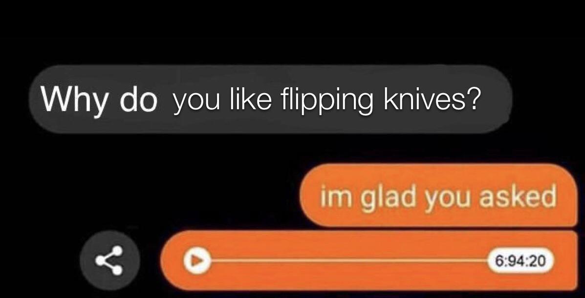 Rise and shine sailors, it be Monday r/balisong