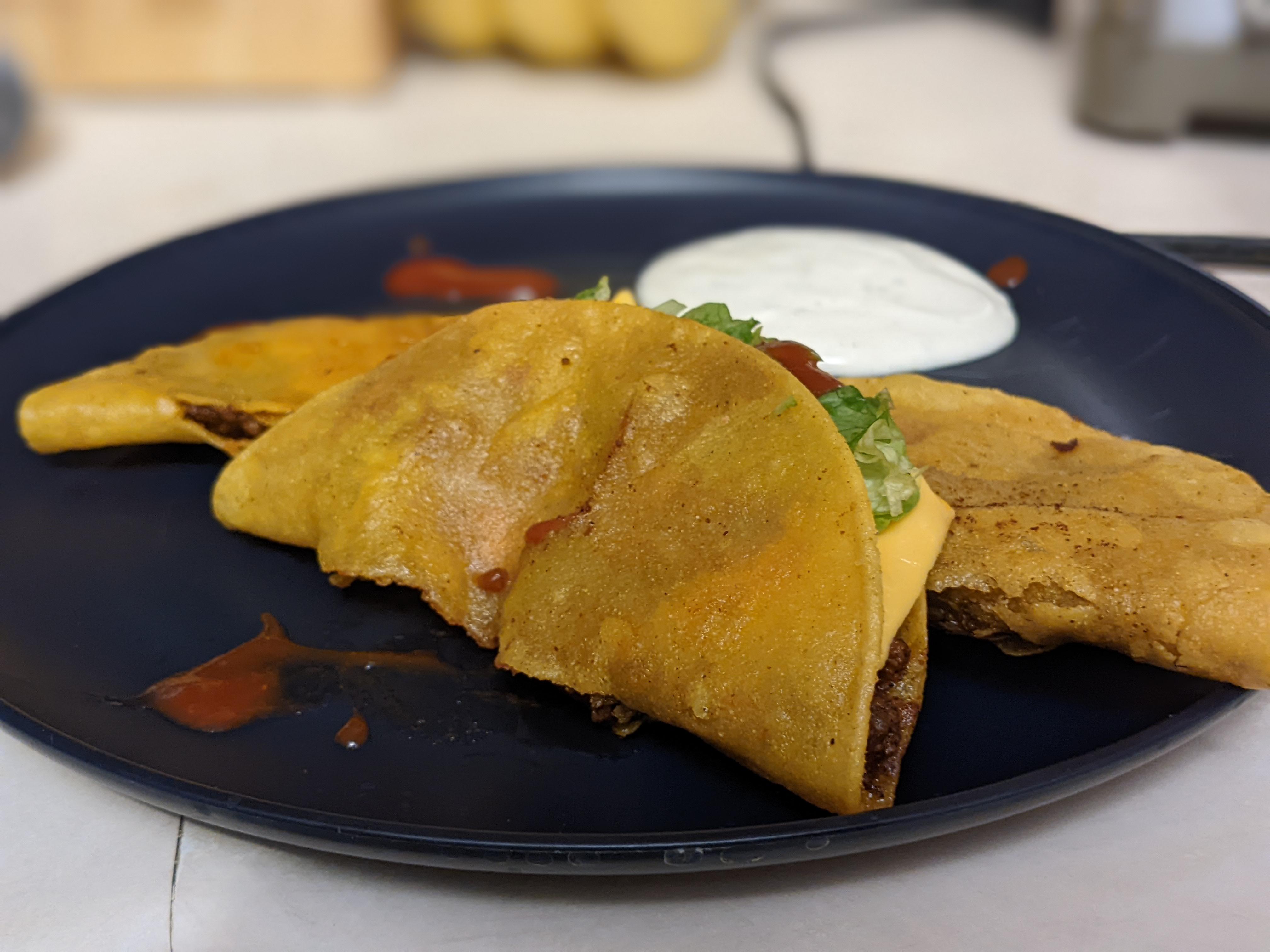 Tried to make Jack in the Box tacos r/shittyfoodporn