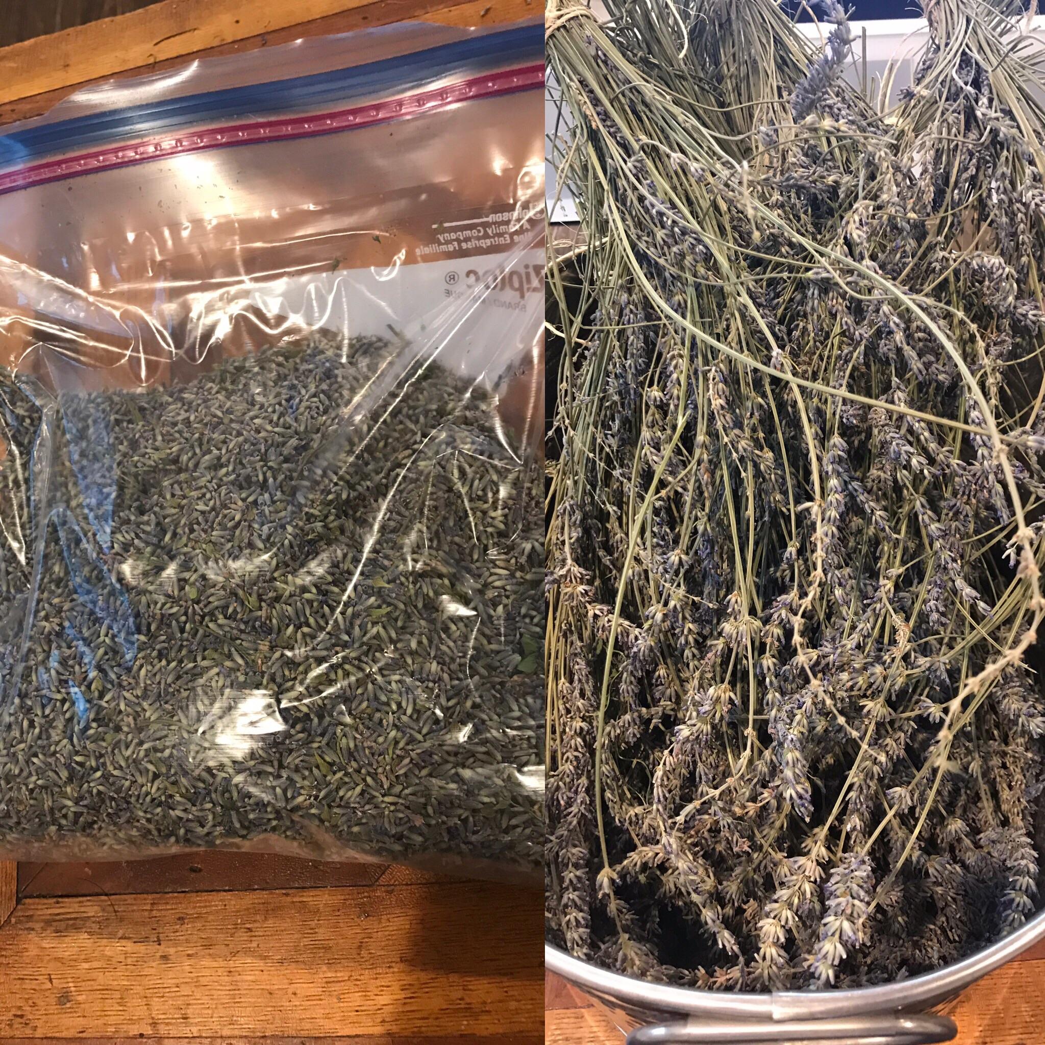 I finally took the time to finish my dried lavender. It’s my favorite