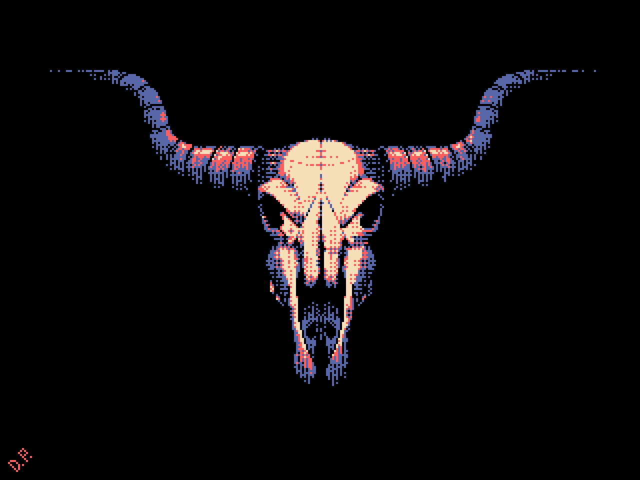 Skull. r/PixelArt