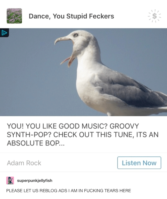 tumblr ads are of a special brand r/tumblr