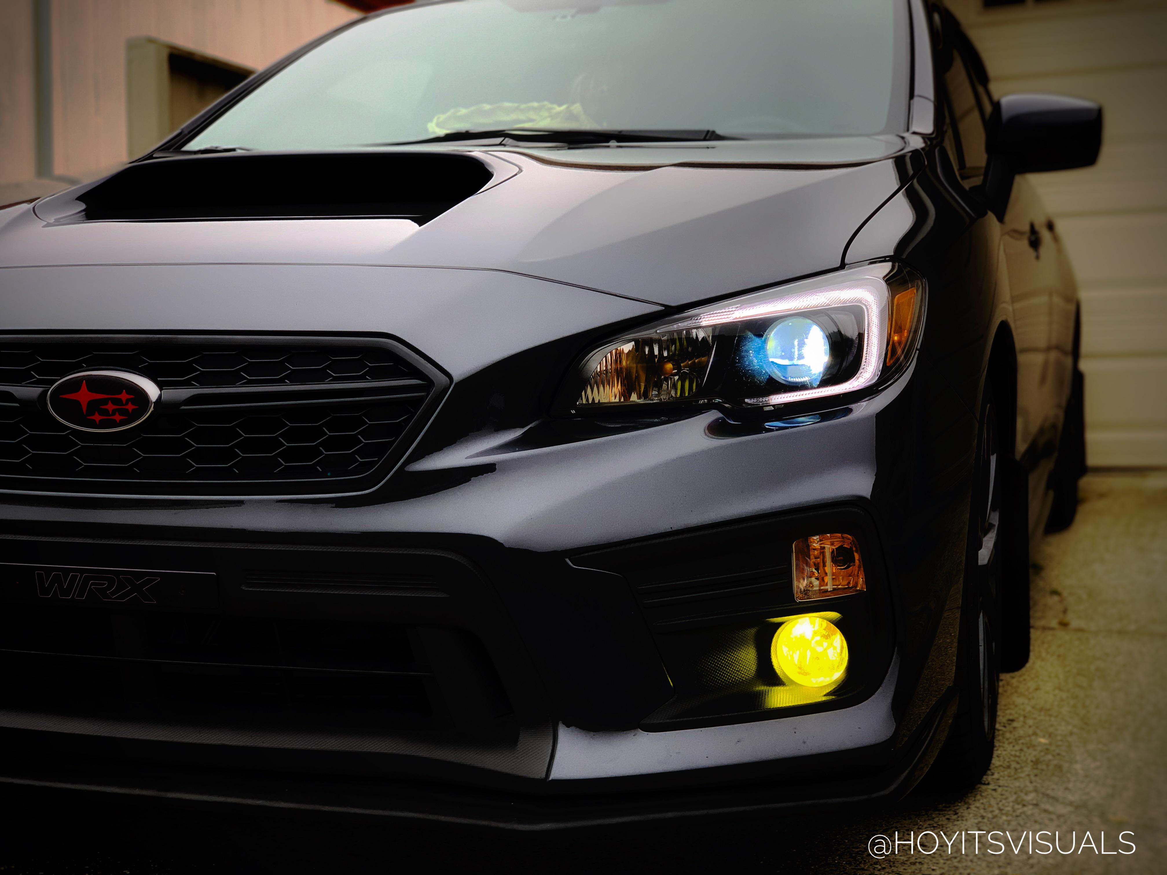 Finally blacked out and installed c lights r/WRX