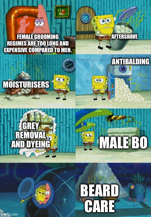 Let’s face it guys, we’re hairy and smell bad. r/memes