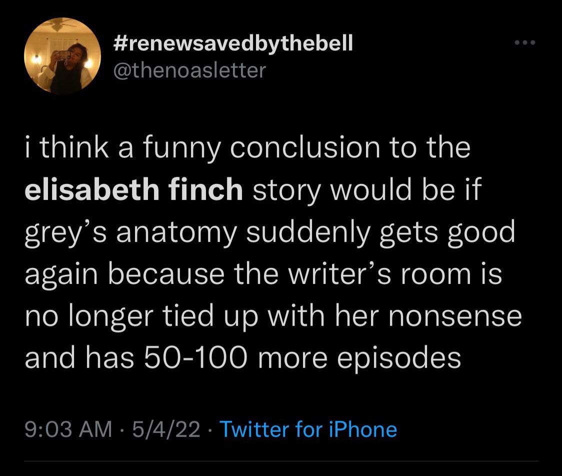 Vanity Fairs parts 1 & 2 of the Elisabeth Finch saga is WILD. 1 https