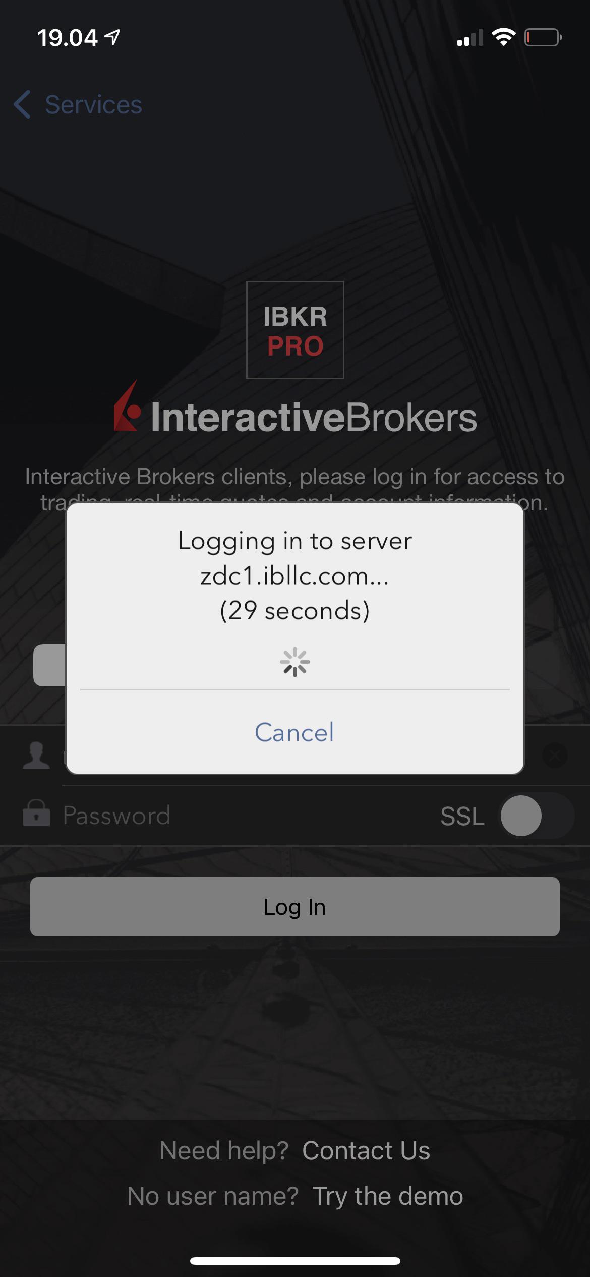 Anyone on Interactive Brokers here? I can’t log in for the past 5