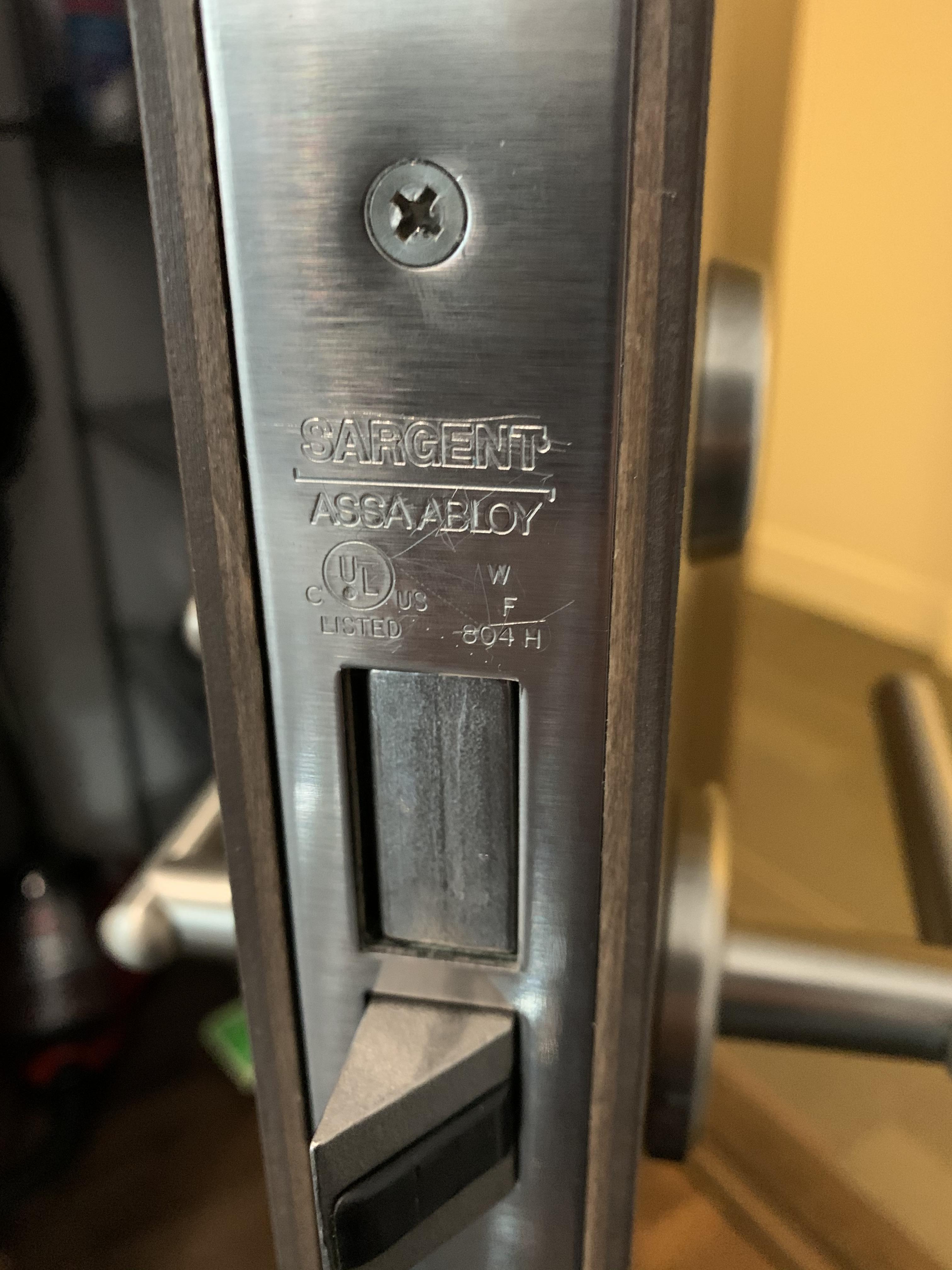 Can anyone send me the manual for this Sargent ASSA ABLOY 804H lock? My