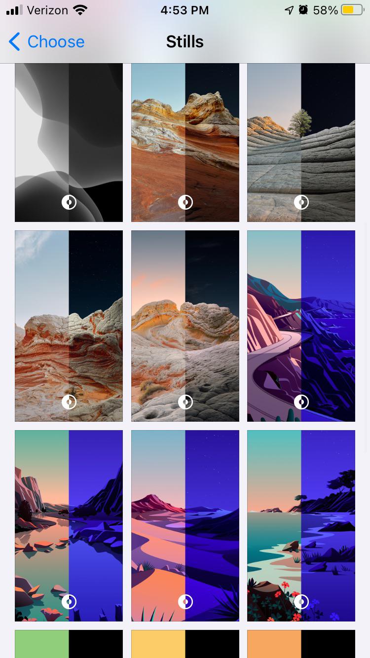 What’s this? Actual Wallpapers in Stock iOS? r/iOSsetups