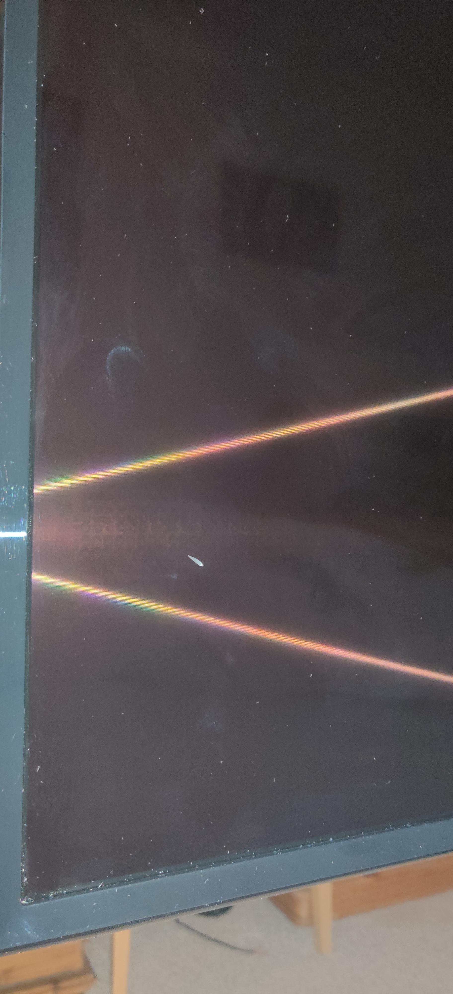 Anyone know how I can repair this tiny scratch on my tv? r/TVRepair