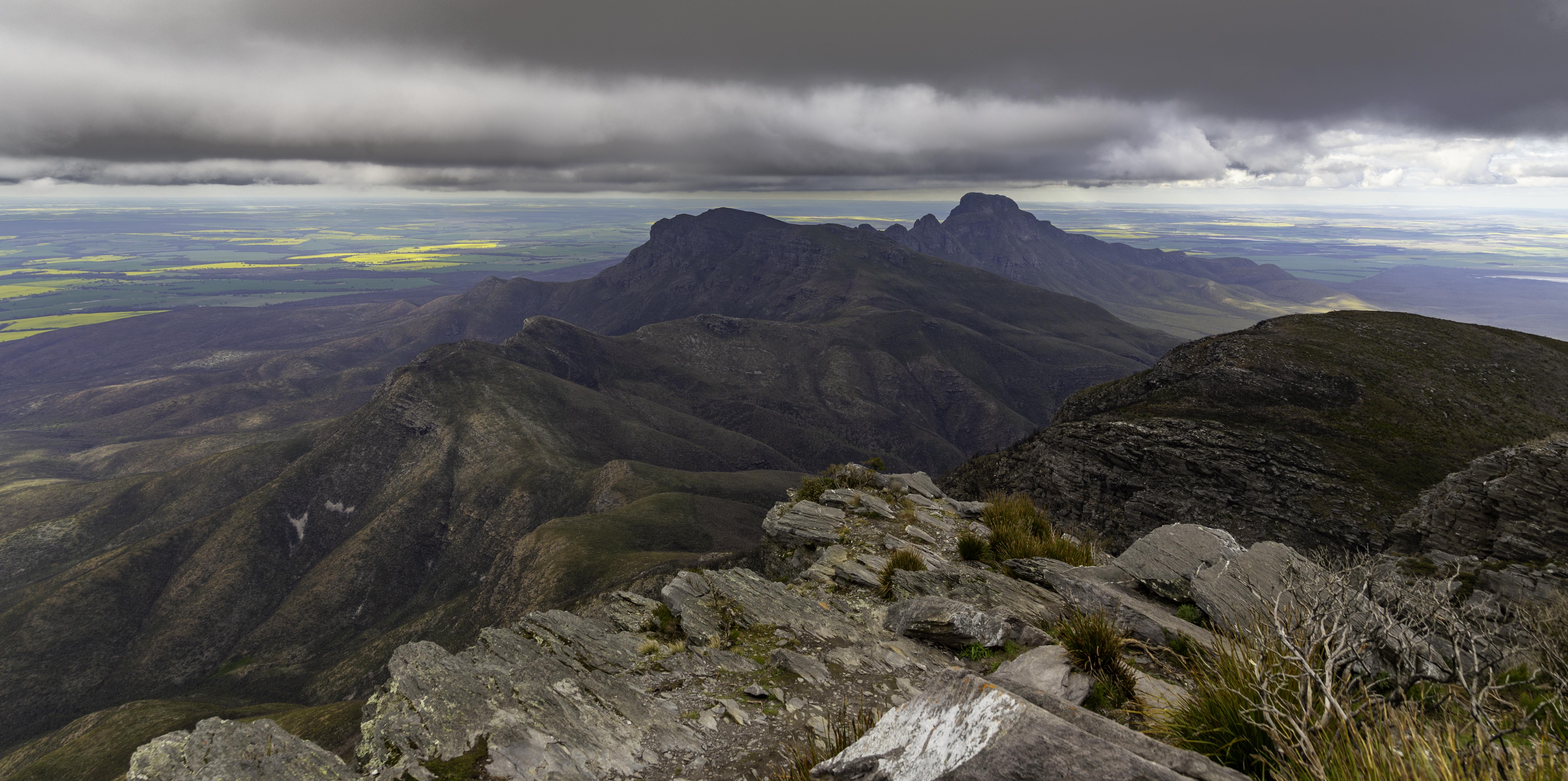 Stirling Range National Park. Looking NW from Bluff Knoll