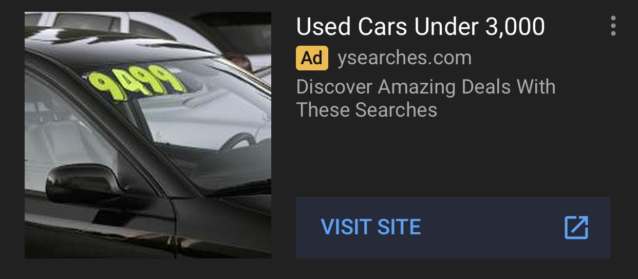 Selling a used car under 3,000 for 9,499 r/CrappyDesign