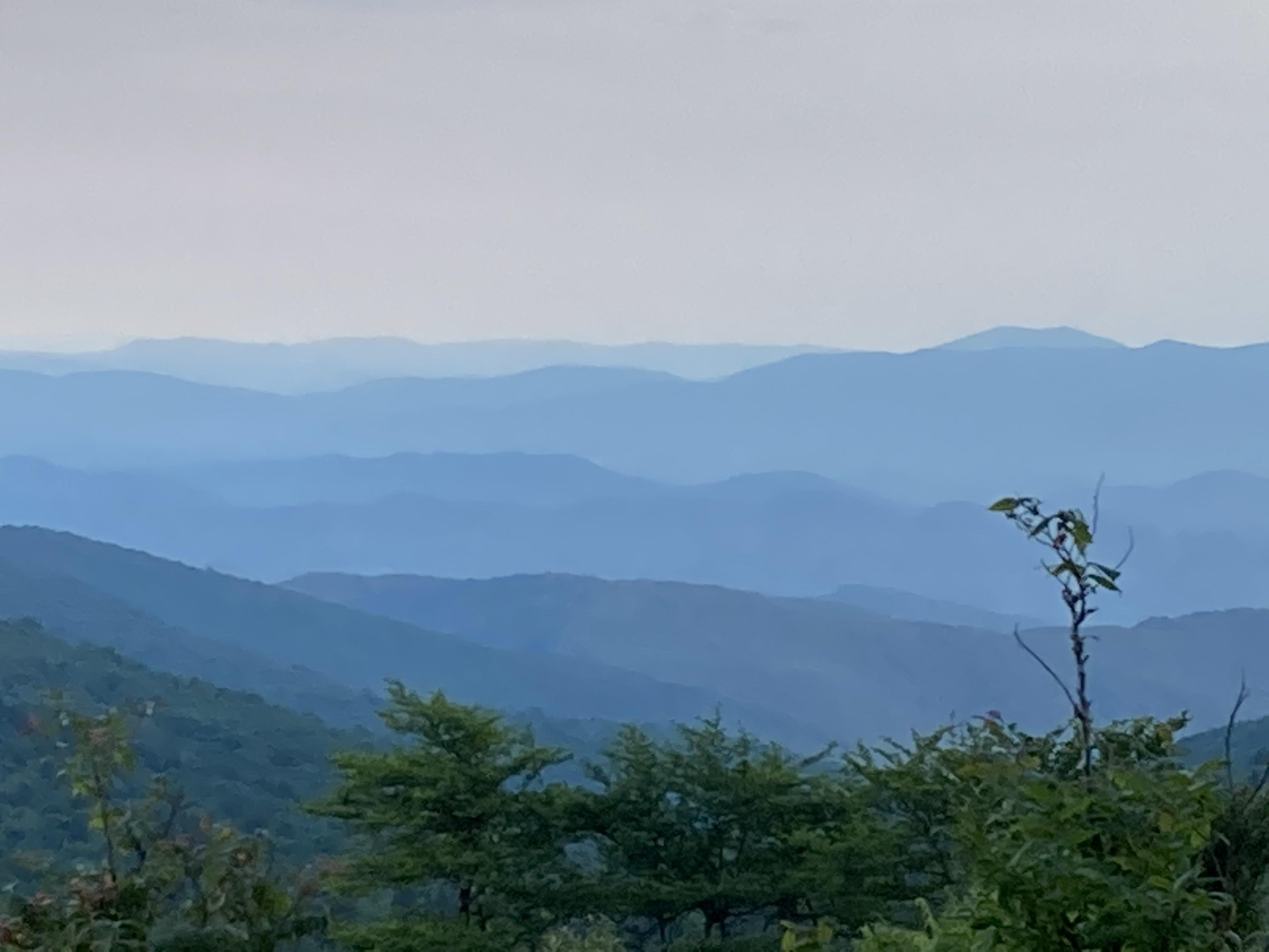 Tonight’s view from the Grayson Highlands r/AppalachianTrail