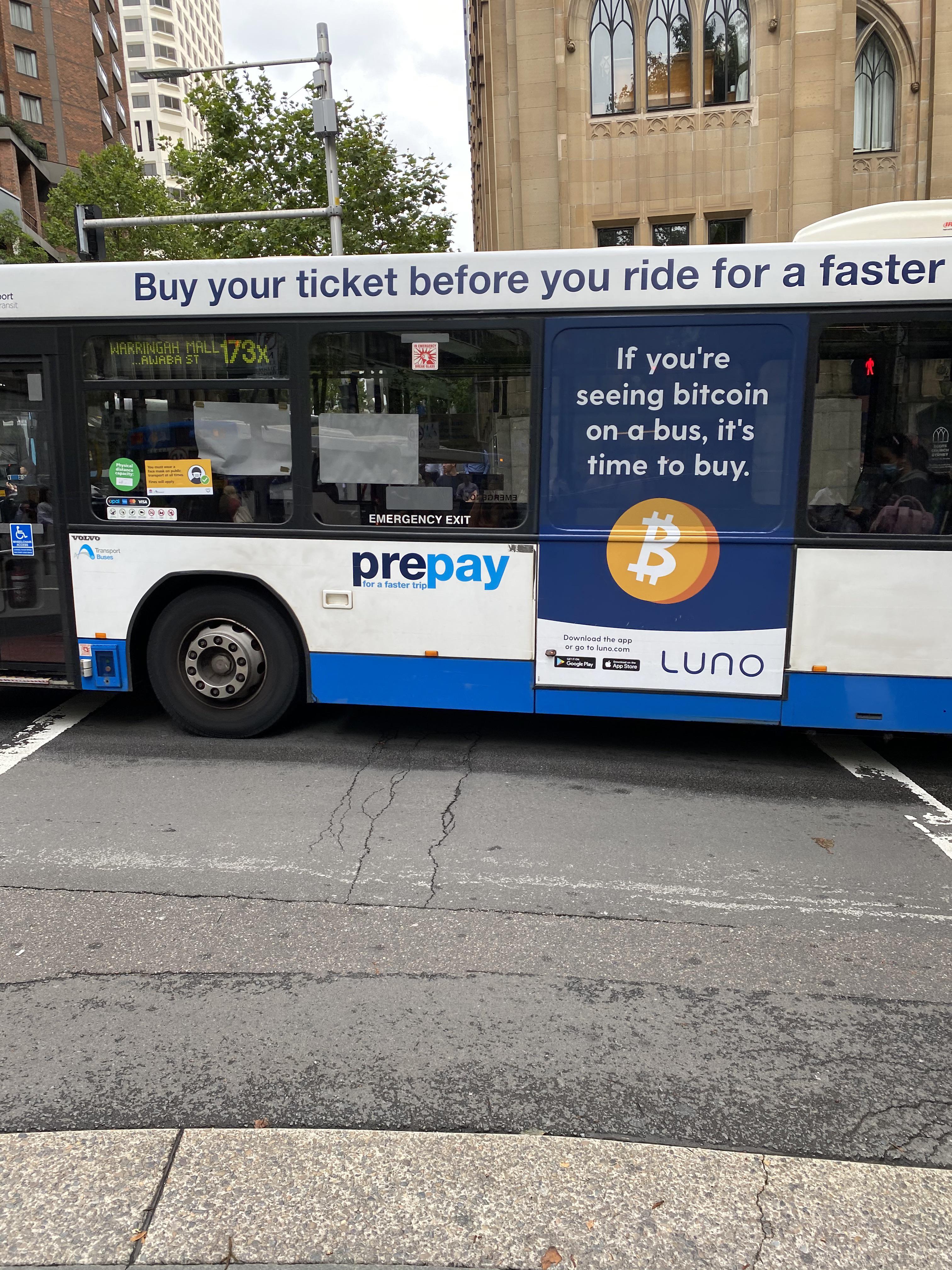 Spotted in Sydney, Australia 🚀 r/Bitcoin
