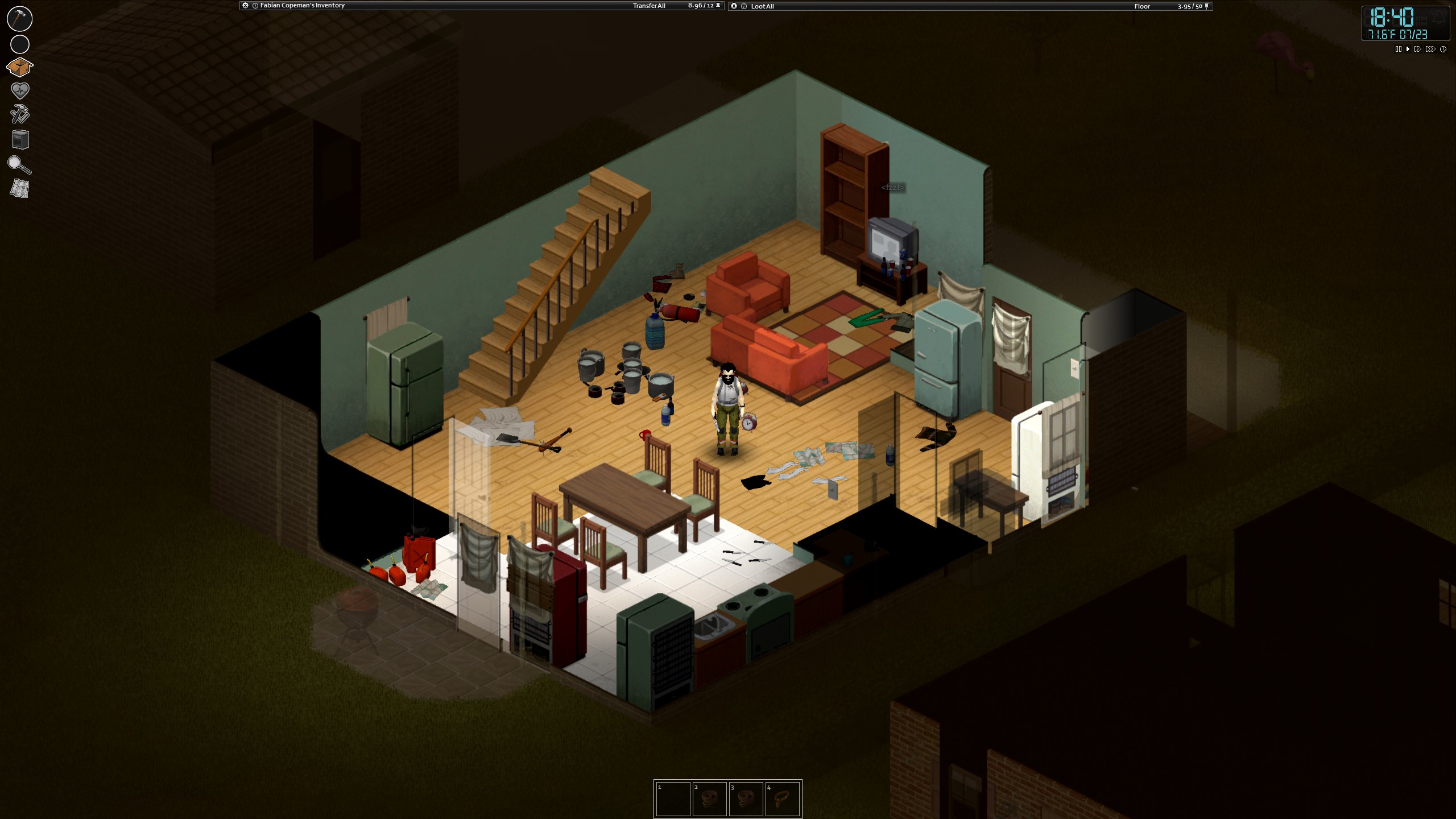 New to the game... defending my home with fridges r/projectzomboid